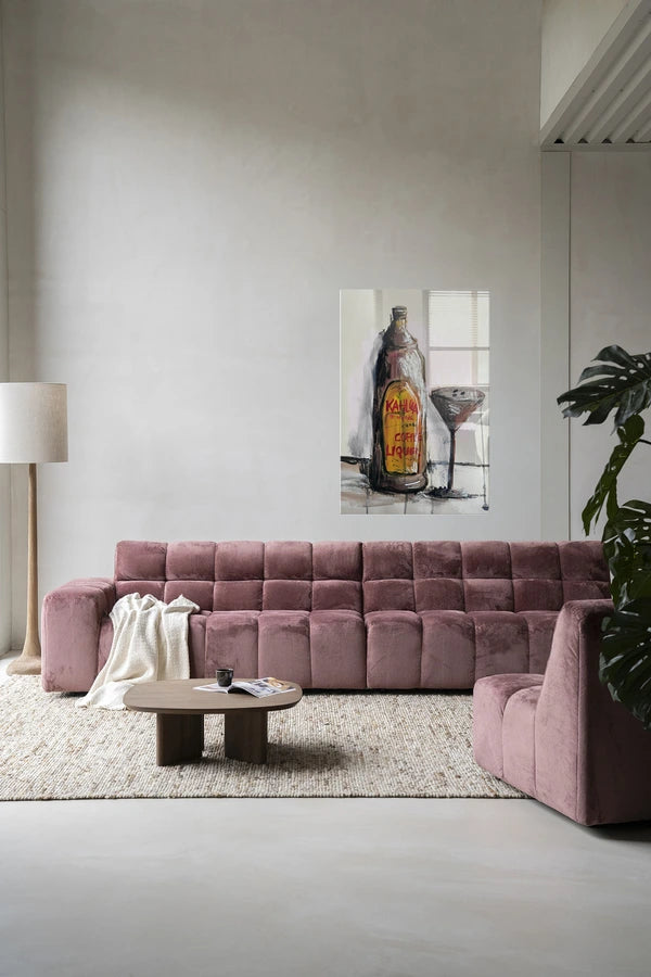 Maleri av flaske og glass. Kunsttrykk på syrefritt papir, lerret og glass. 