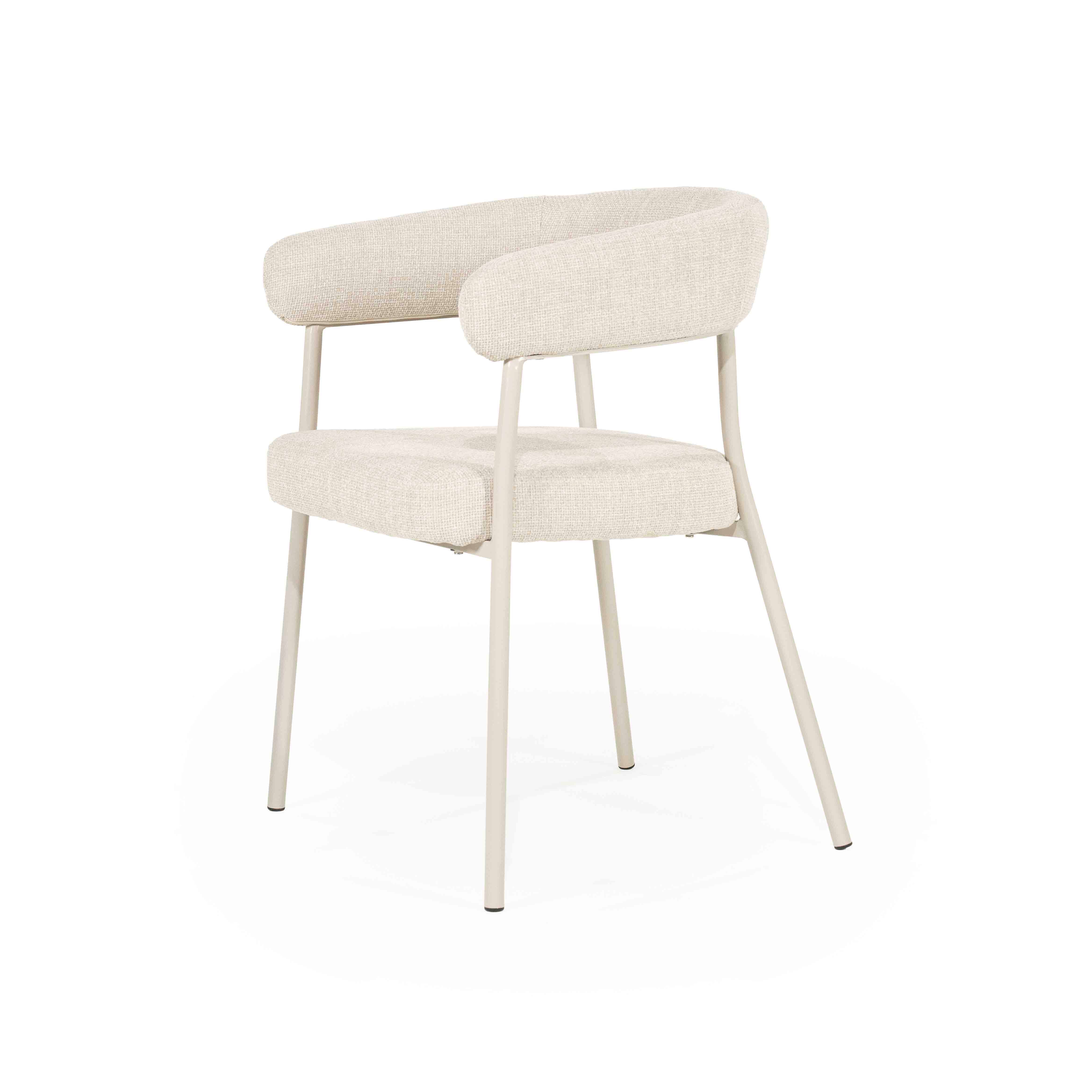 Yovi Spisestol, Beige - sett med 2