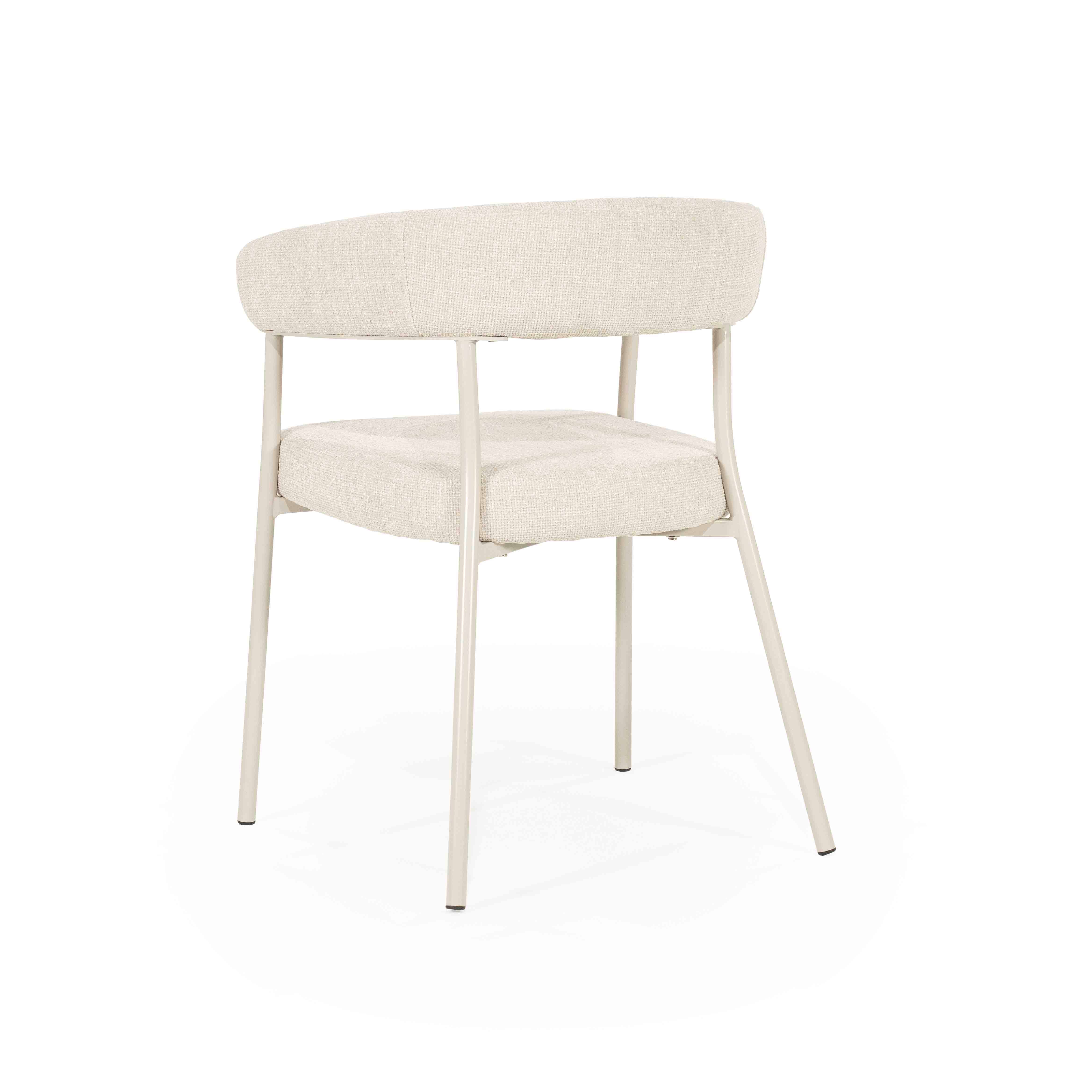 Yovi Spisestol, Beige - sett med 2