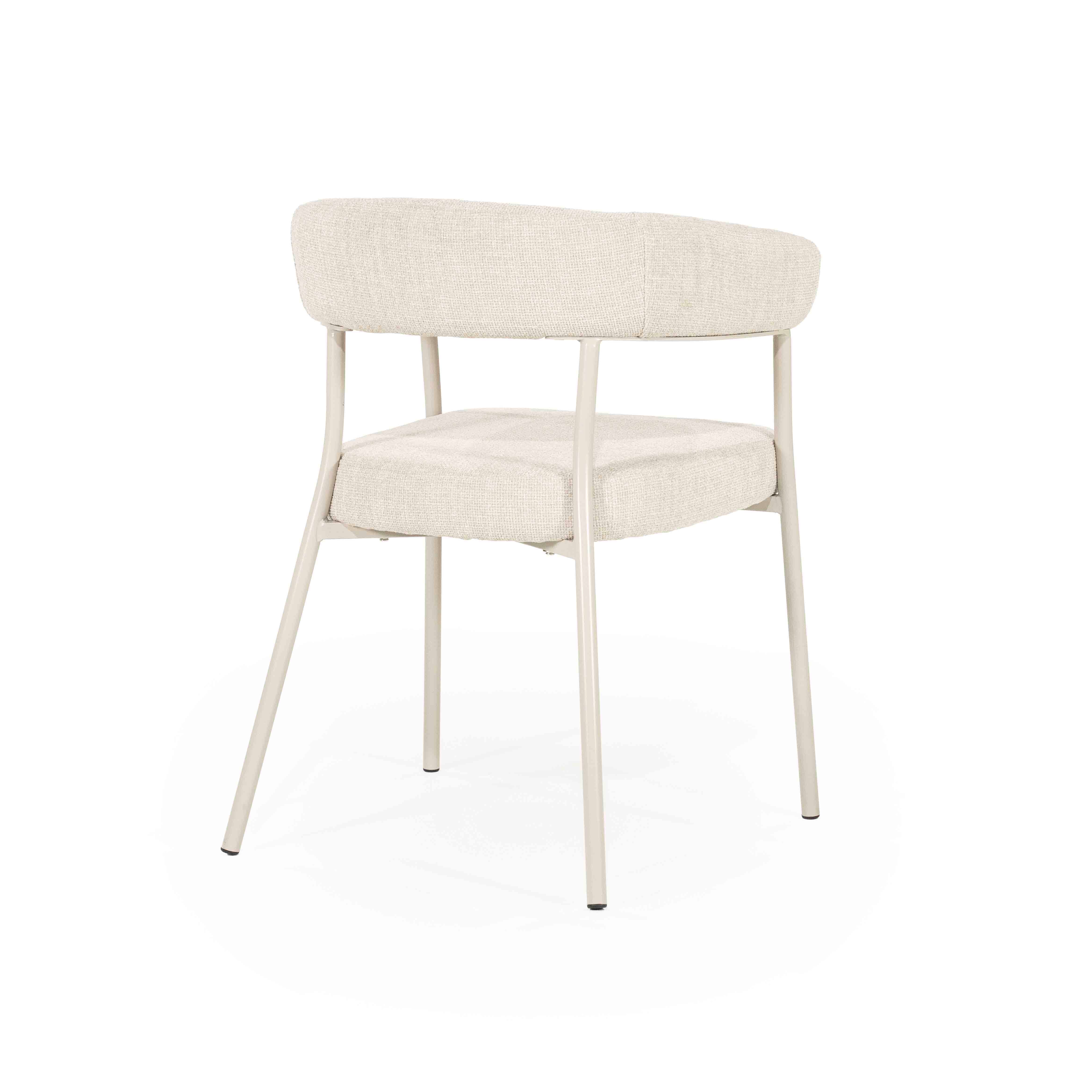 Yovi Spisestol, Beige - sett med 2