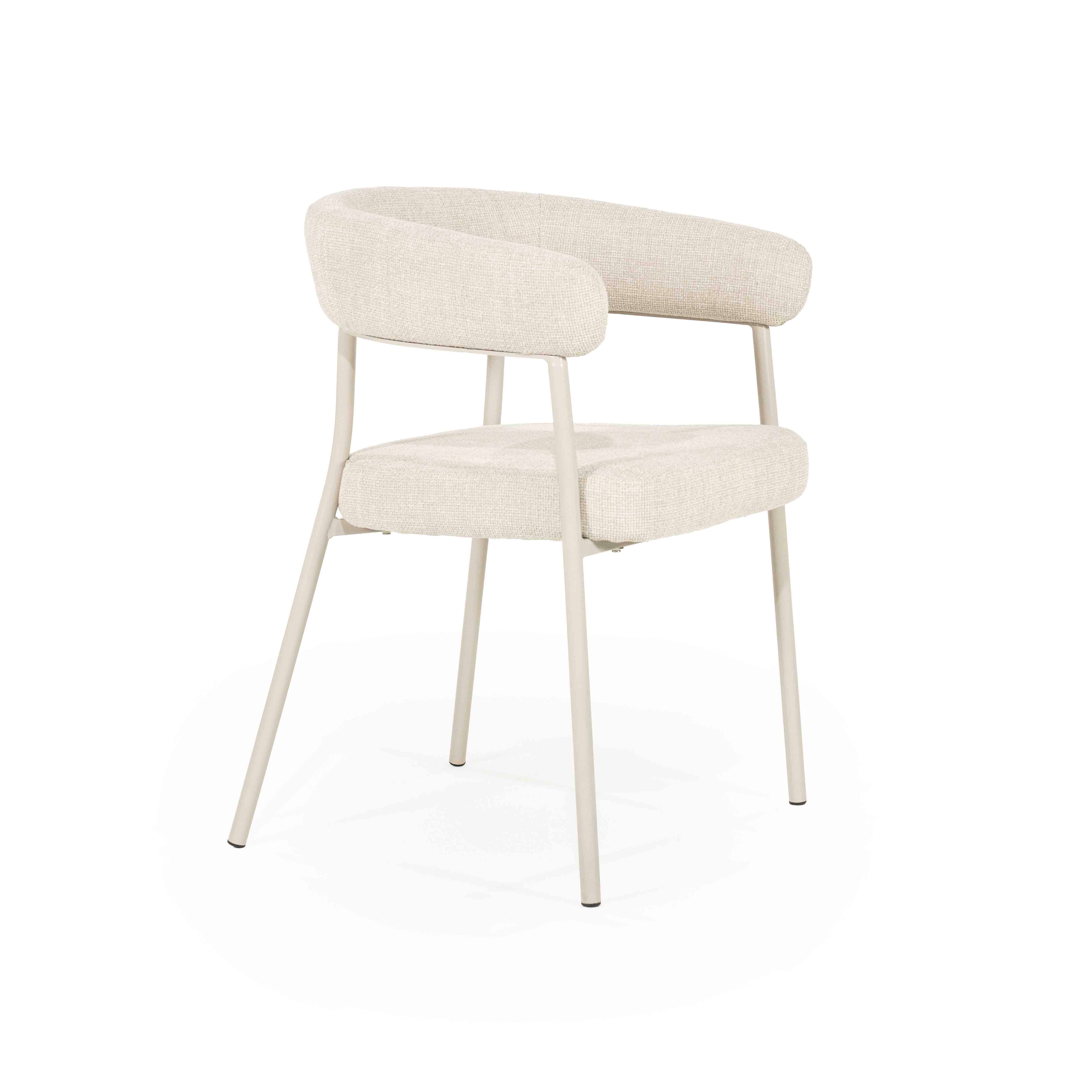 Yovi Spisestol, Beige - sett med 2