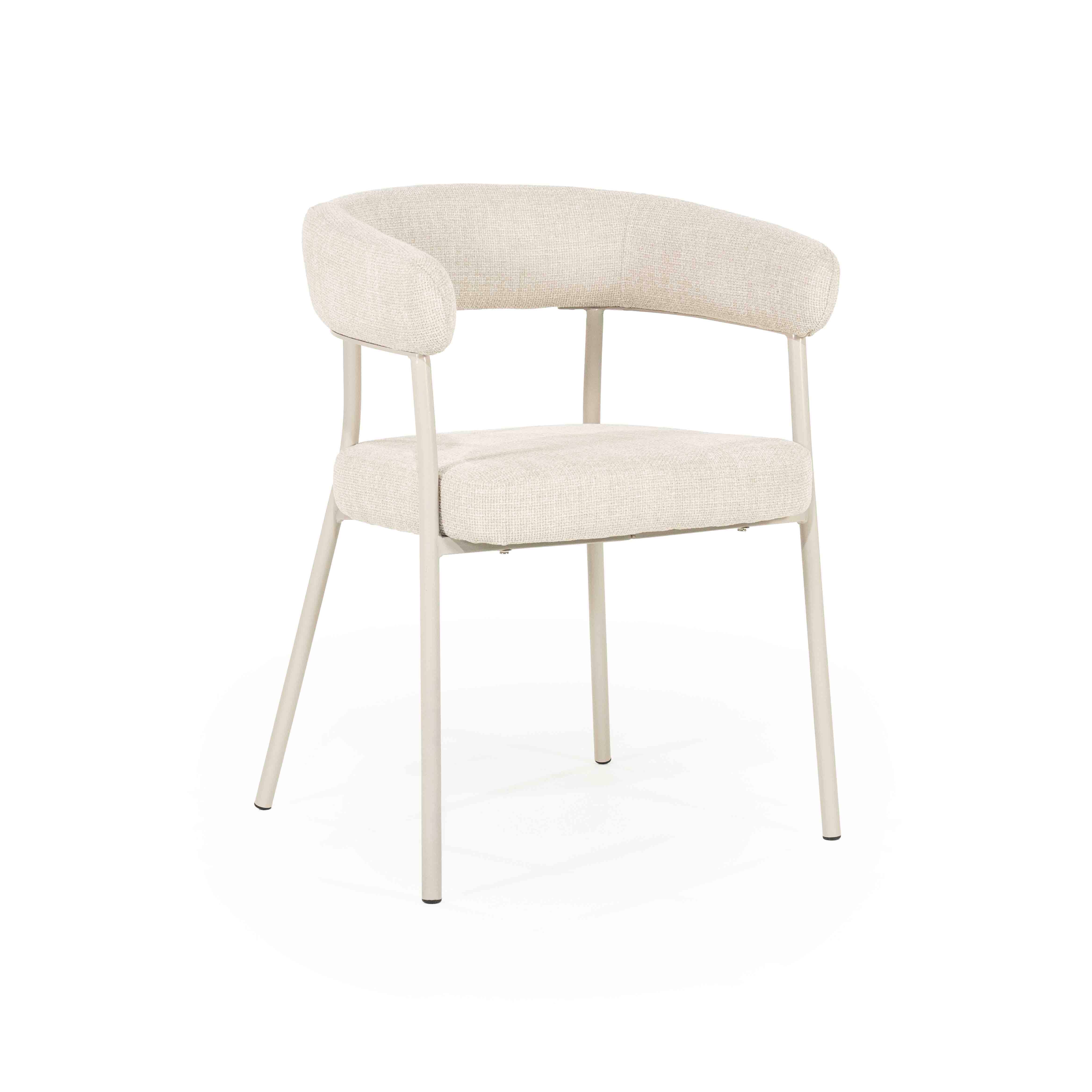 Yovi Spisestol, Beige - sett med 2