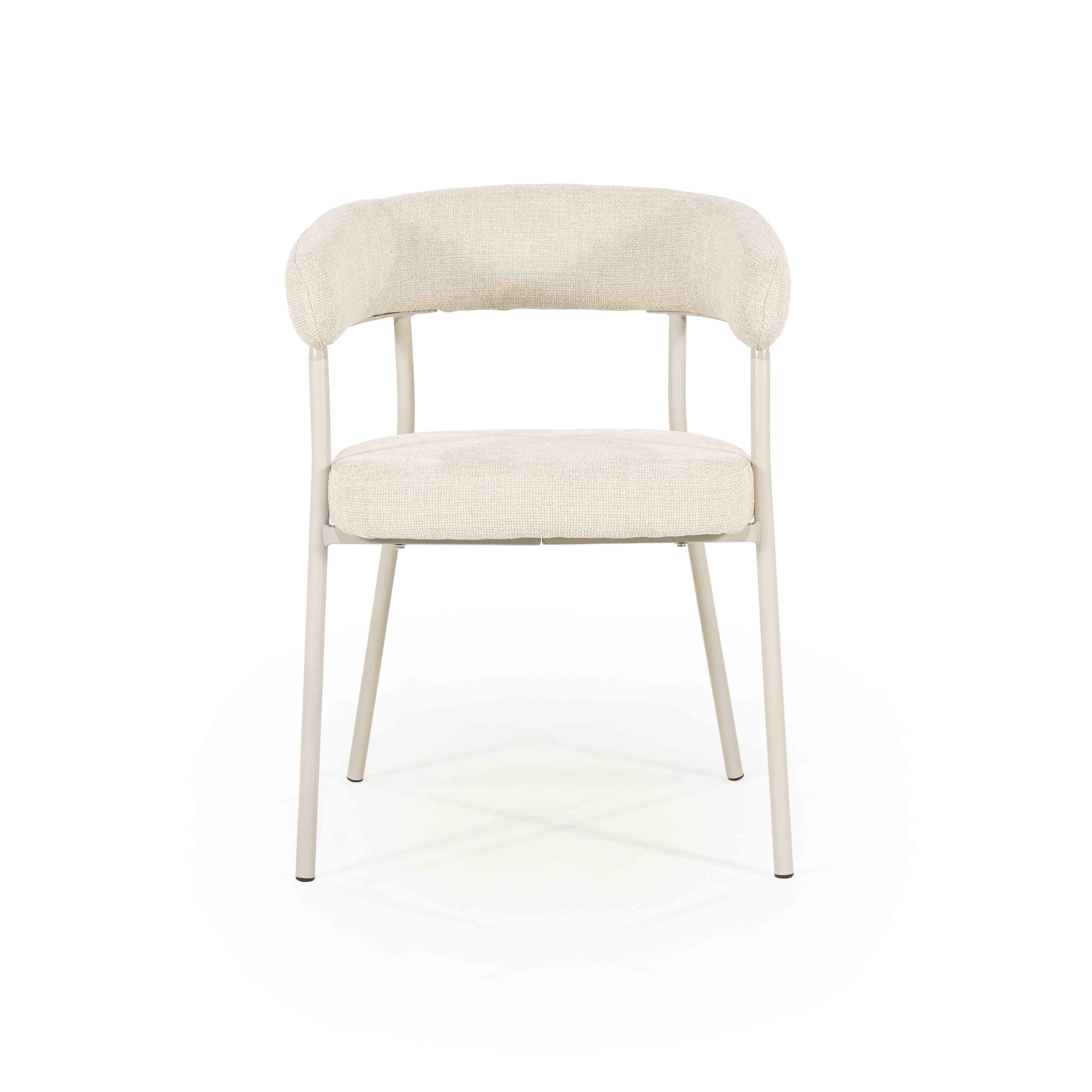 Yovi Spisestol, Beige - sett med 2