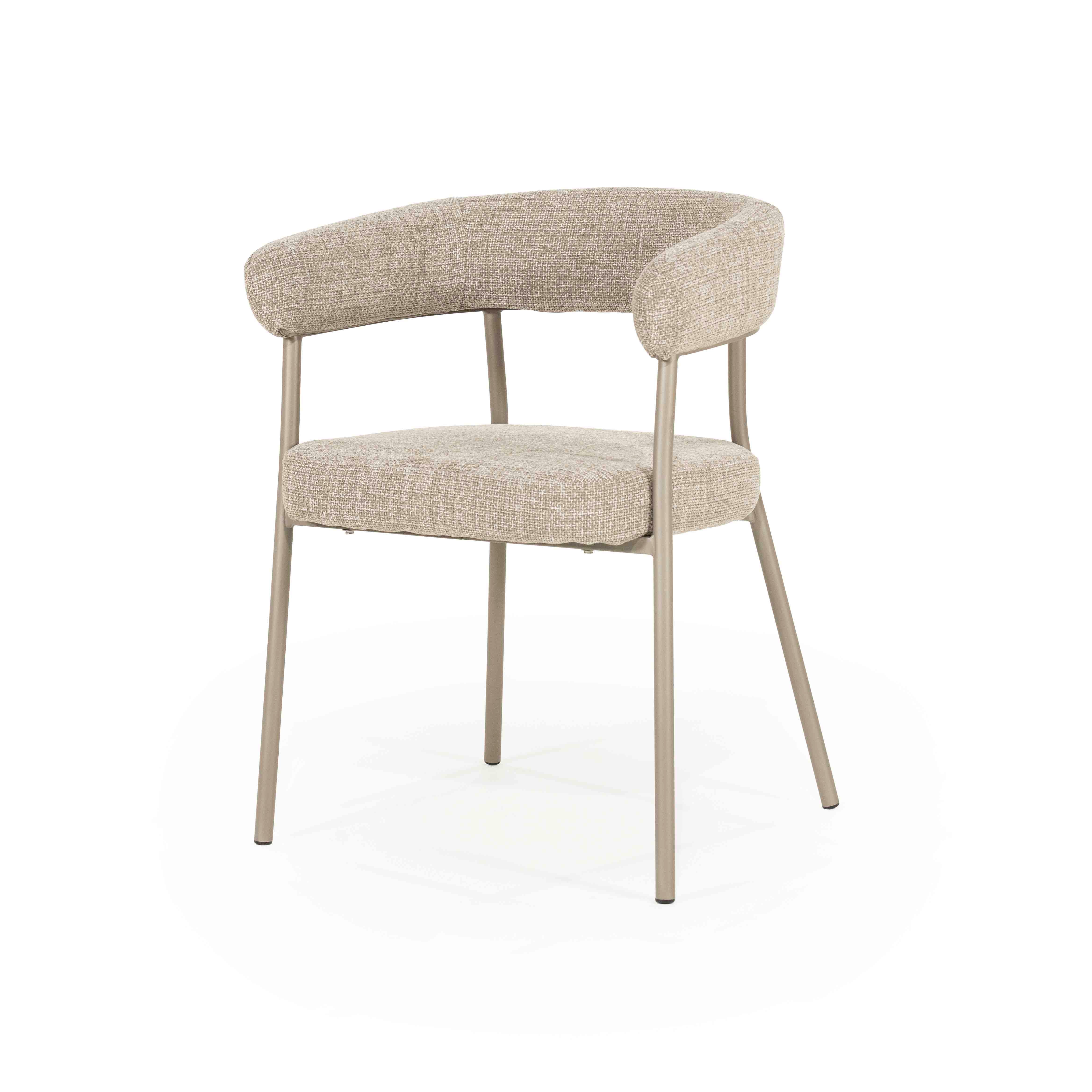 Yovi Spisestol, Taupe - sett med 2