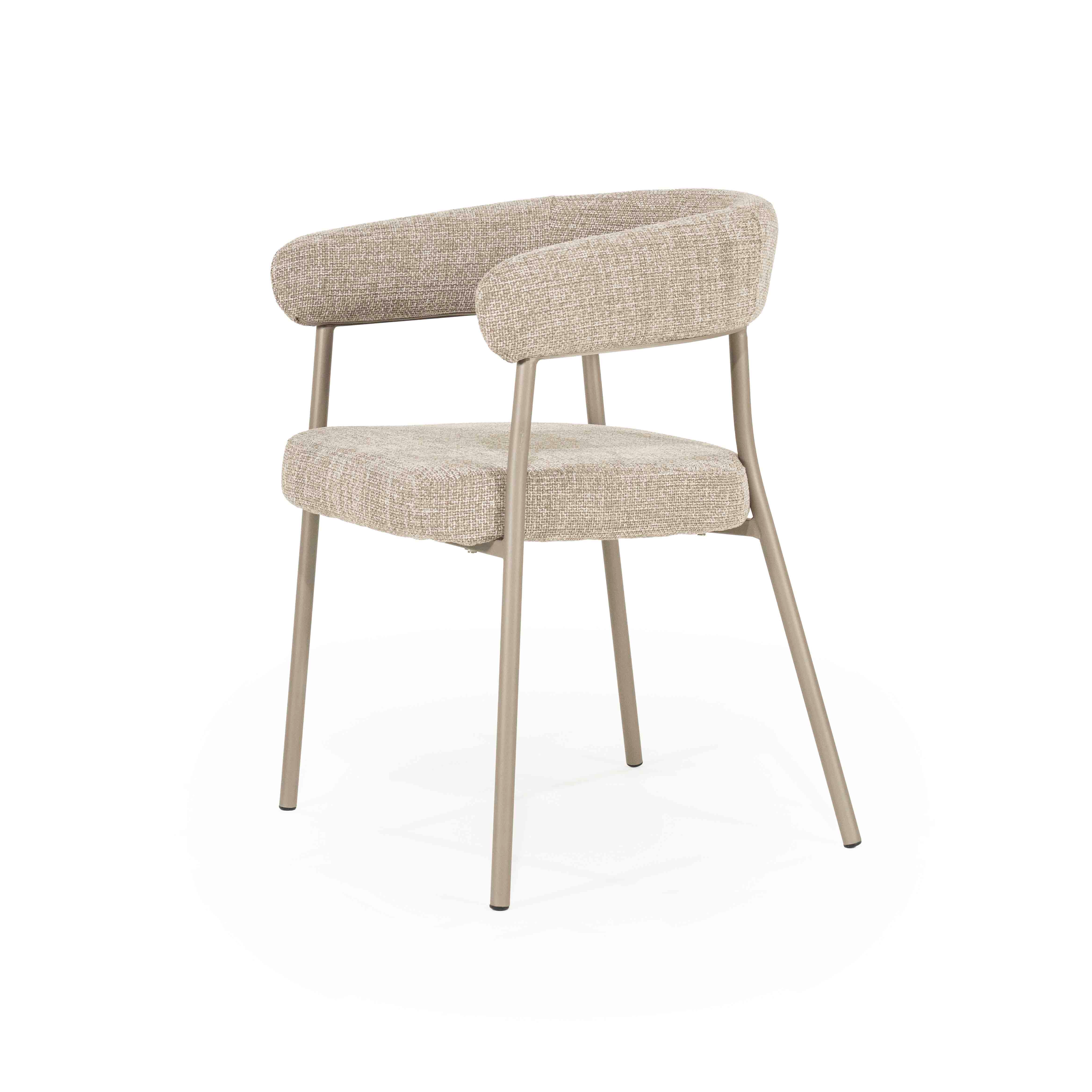 Yovi Spisestol, Taupe - sett med 2