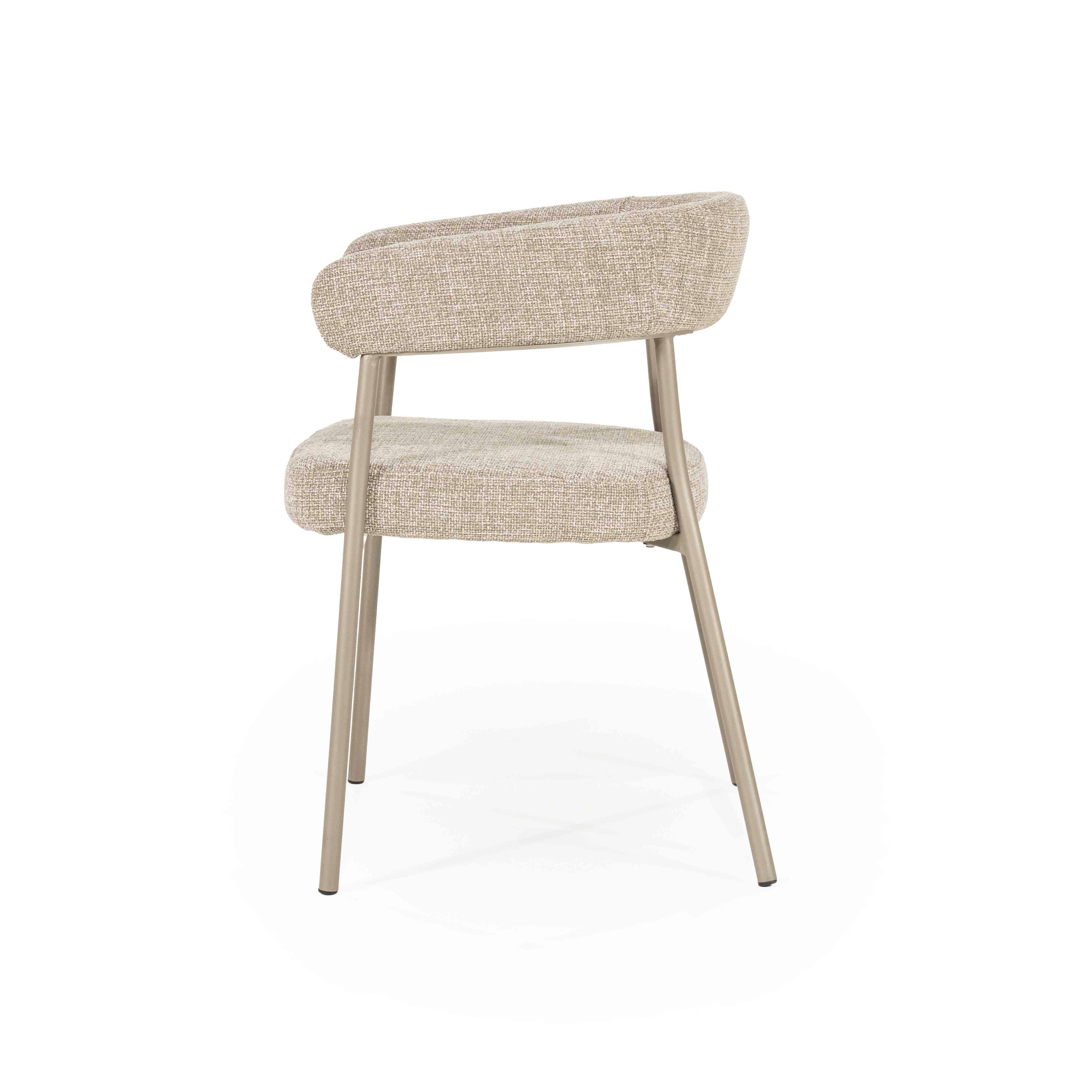 Yovi Spisestol, Taupe - sett med 2