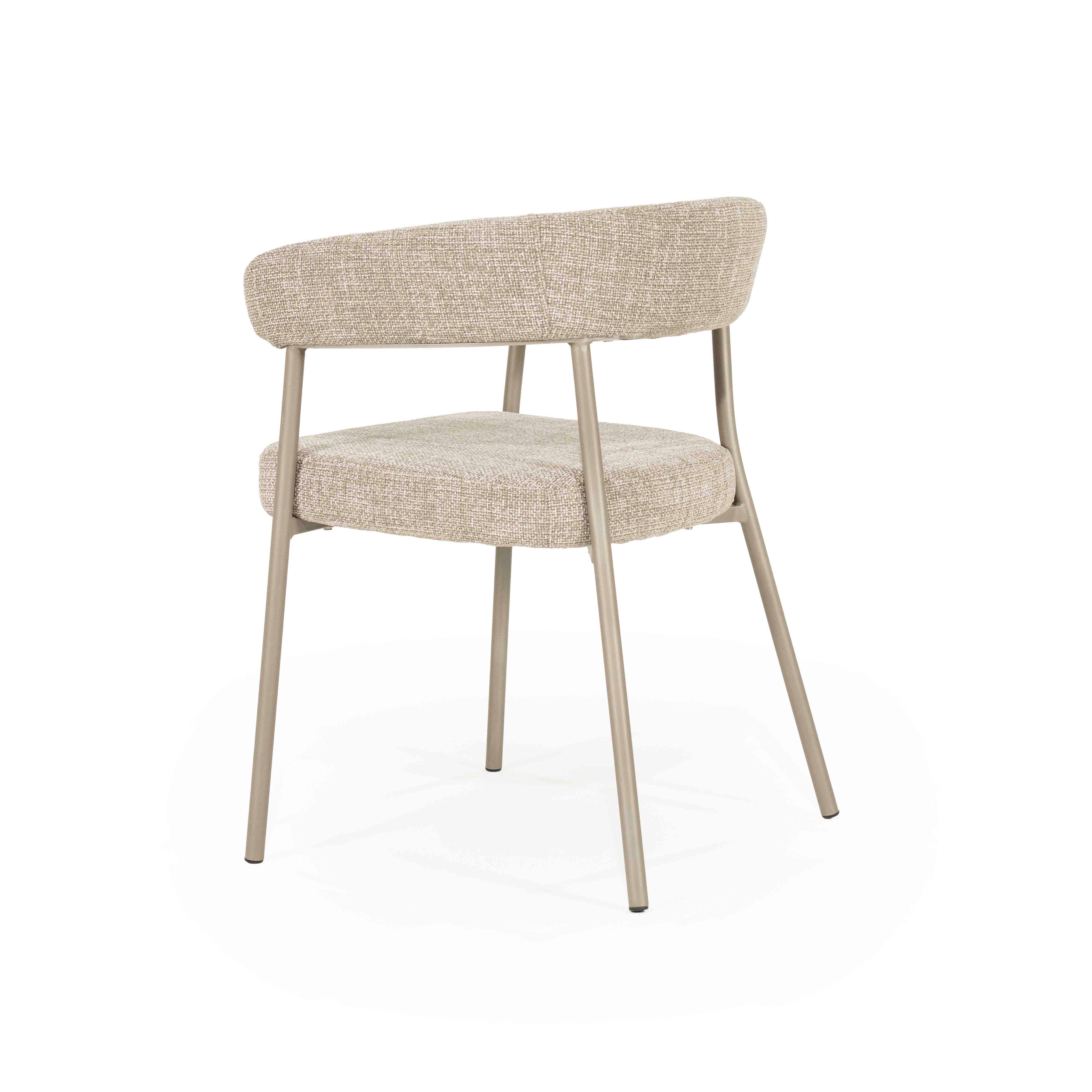 Yovi Spisestol, Taupe - sett med 2