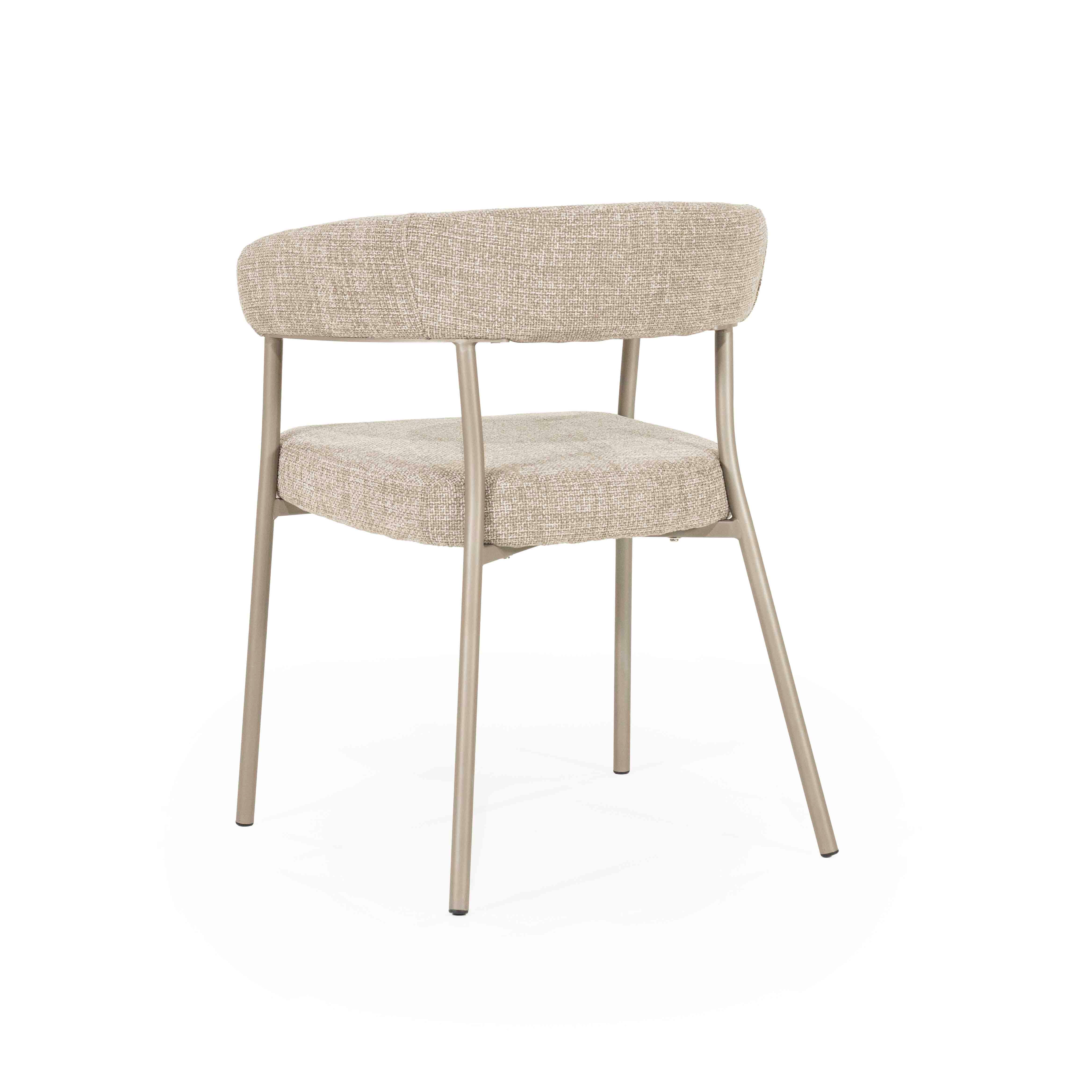 Yovi Spisestol, Taupe - sett med 2