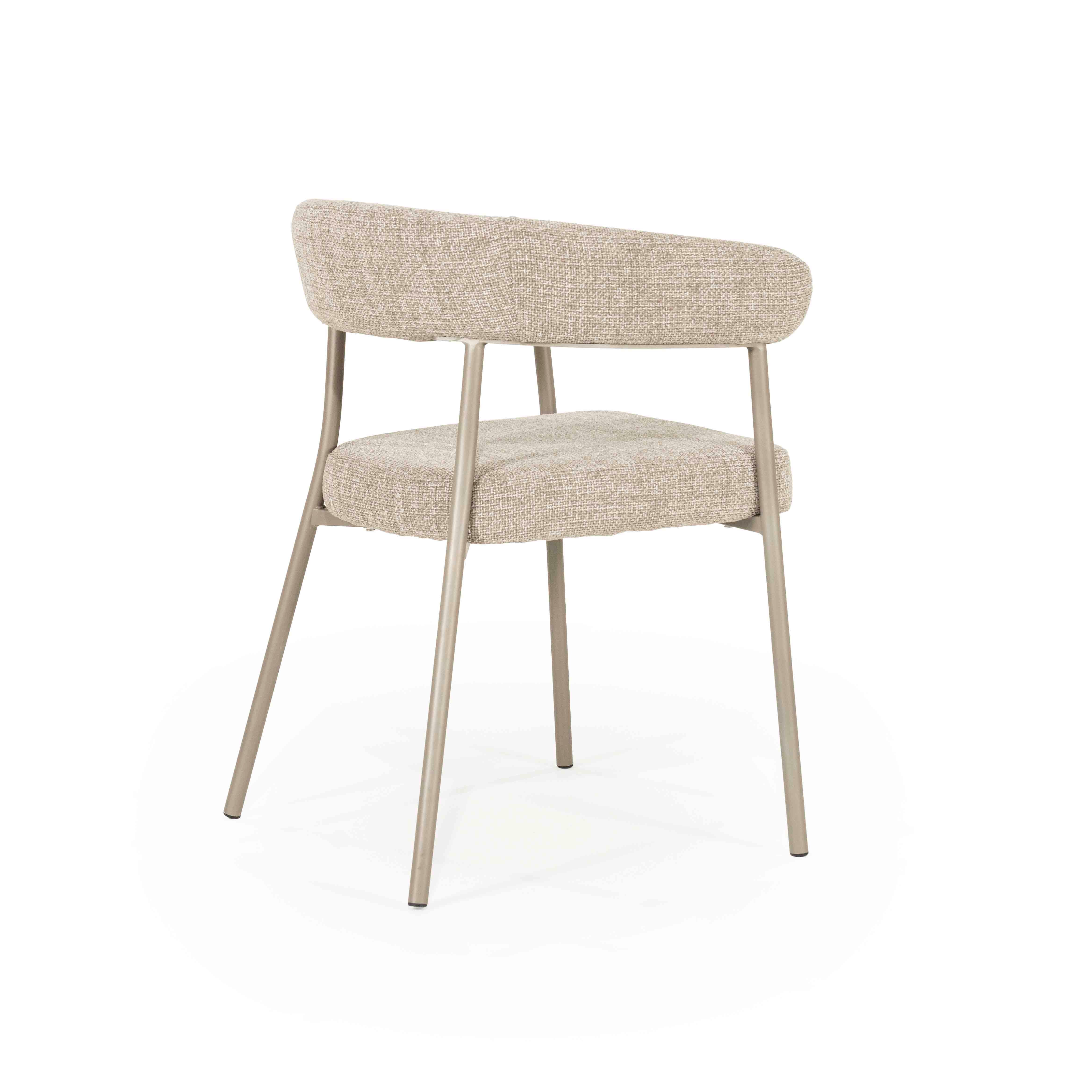 Yovi Spisestol, Taupe - sett med 2