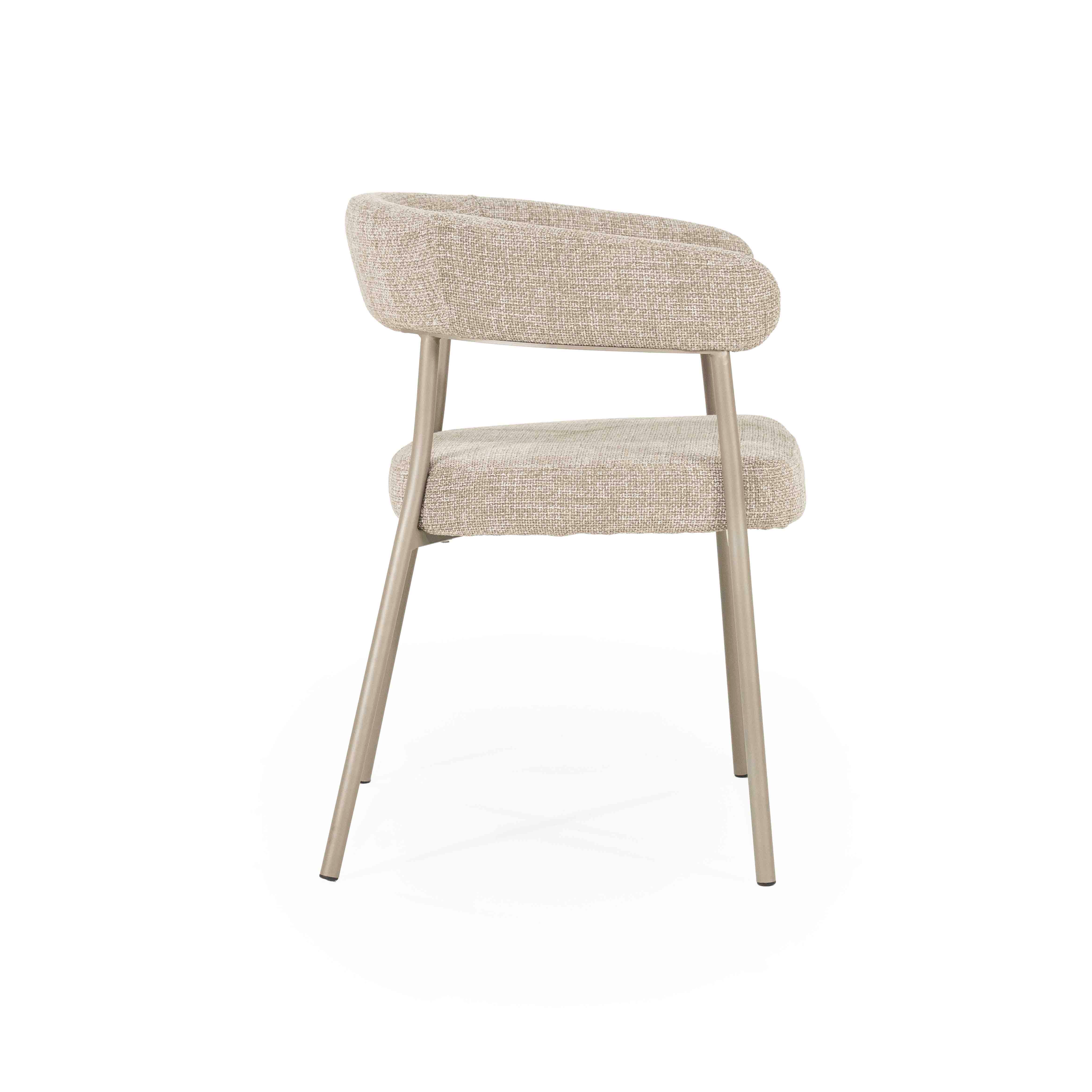 Yovi Spisestol, Taupe - sett med 2