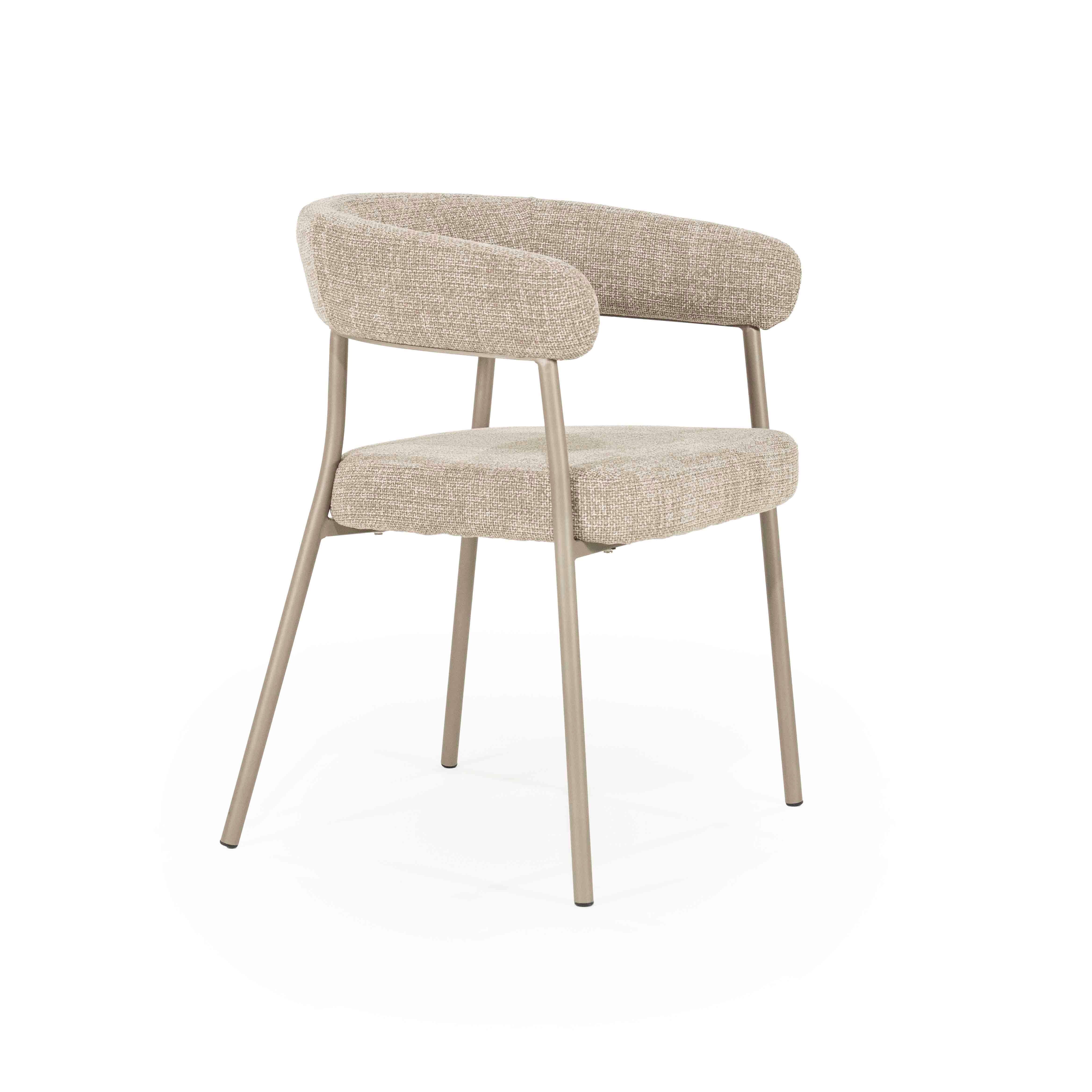 Yovi Spisestol, Taupe - sett med 2