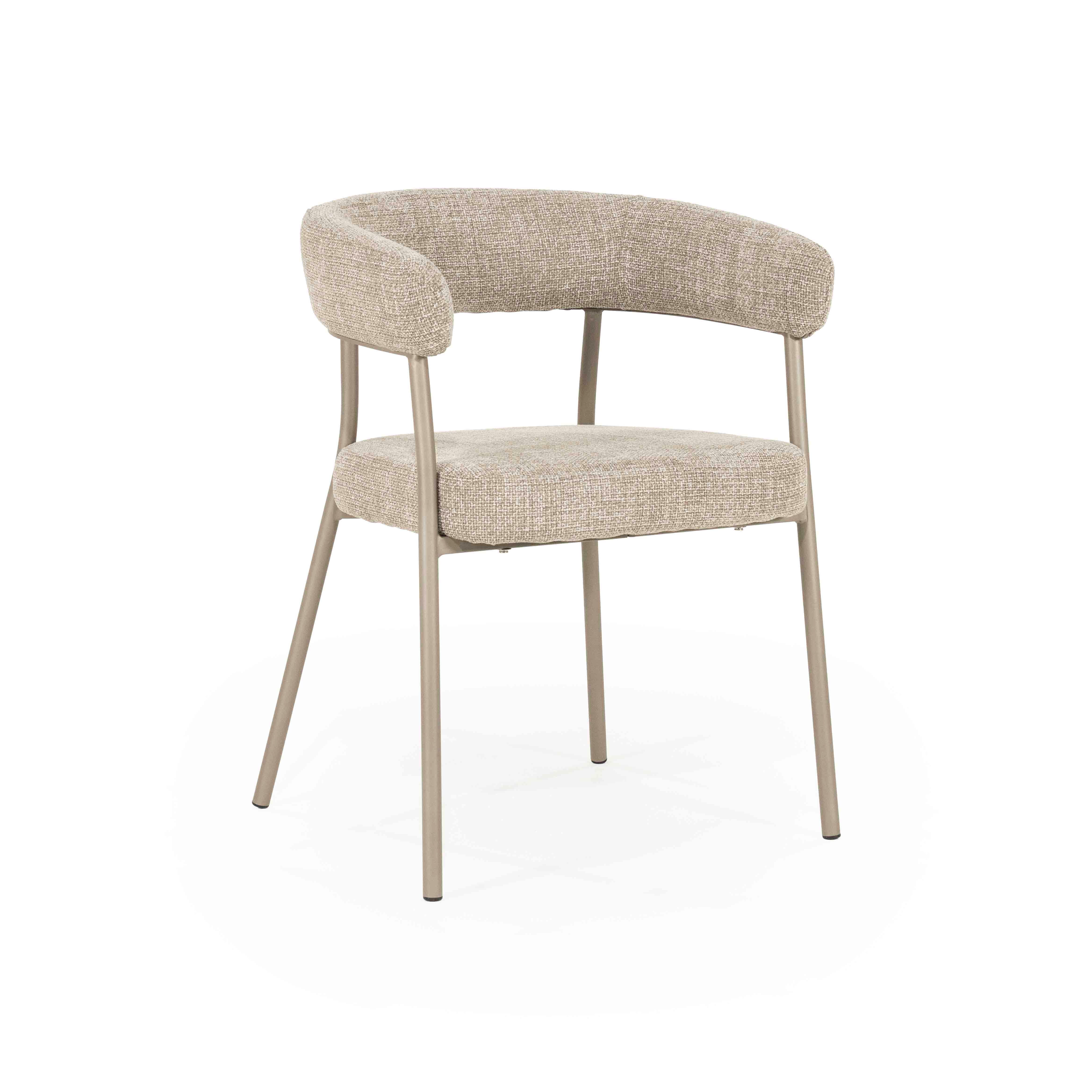 Yovi Spisestol, Taupe - sett med 2