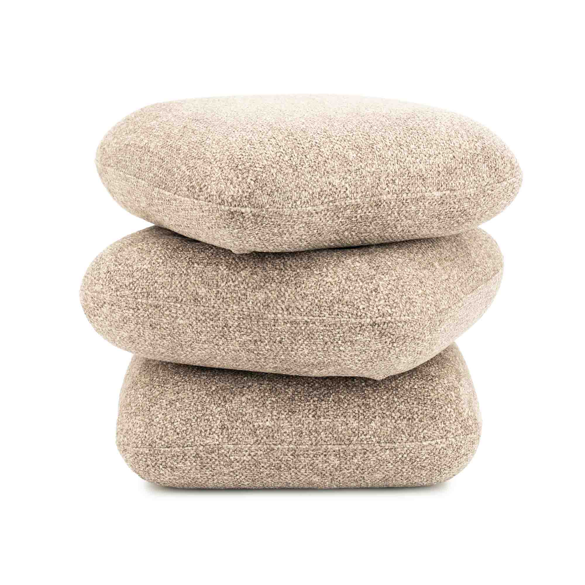 Pillowscape Puff, Taupe