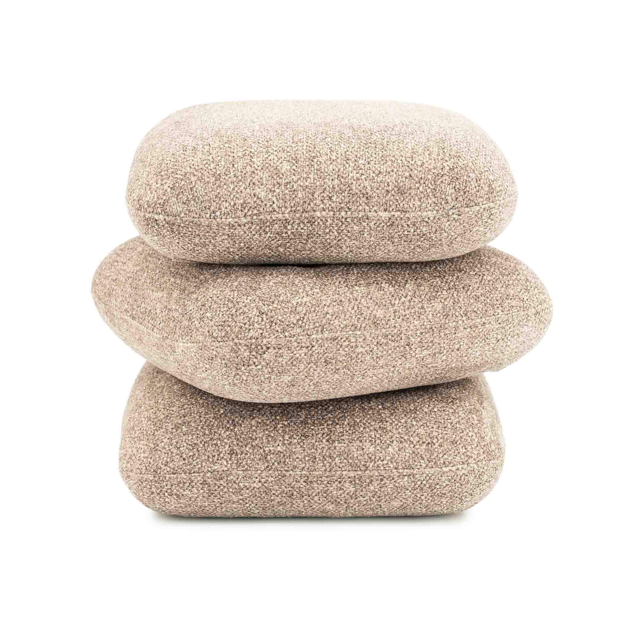 Pillowscape Puff, Taupe