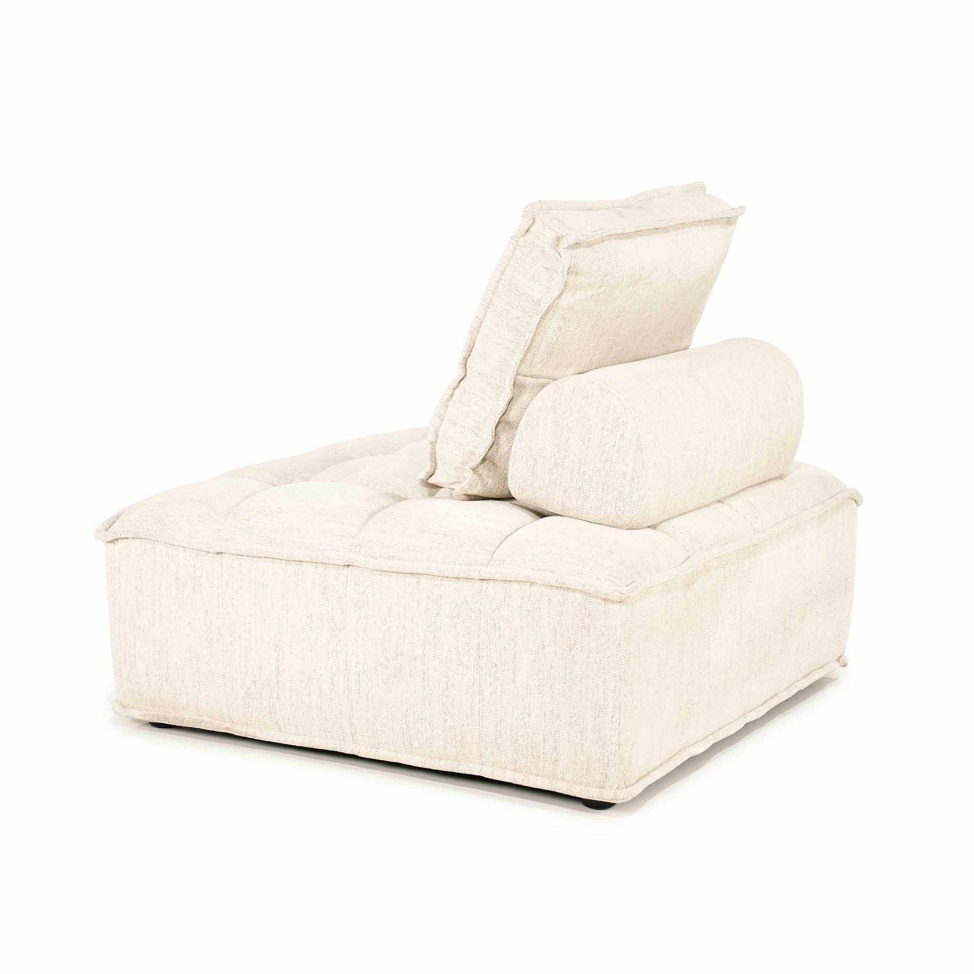 Beige loungestol