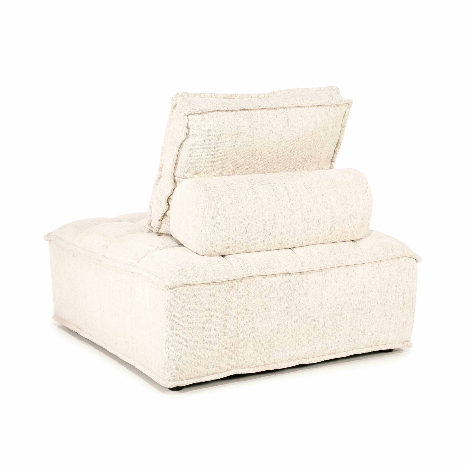 Beige loungestol