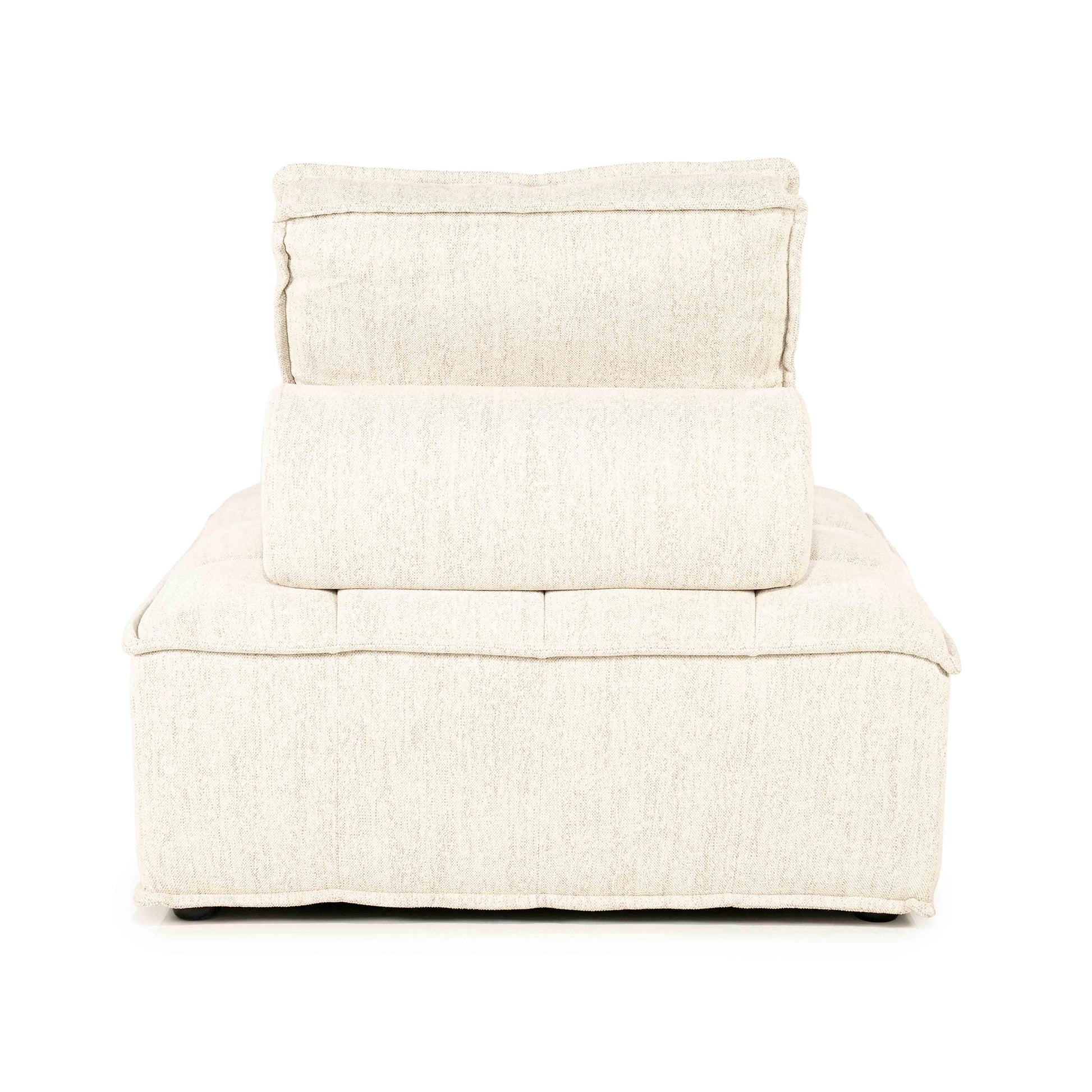 Beige loungestol