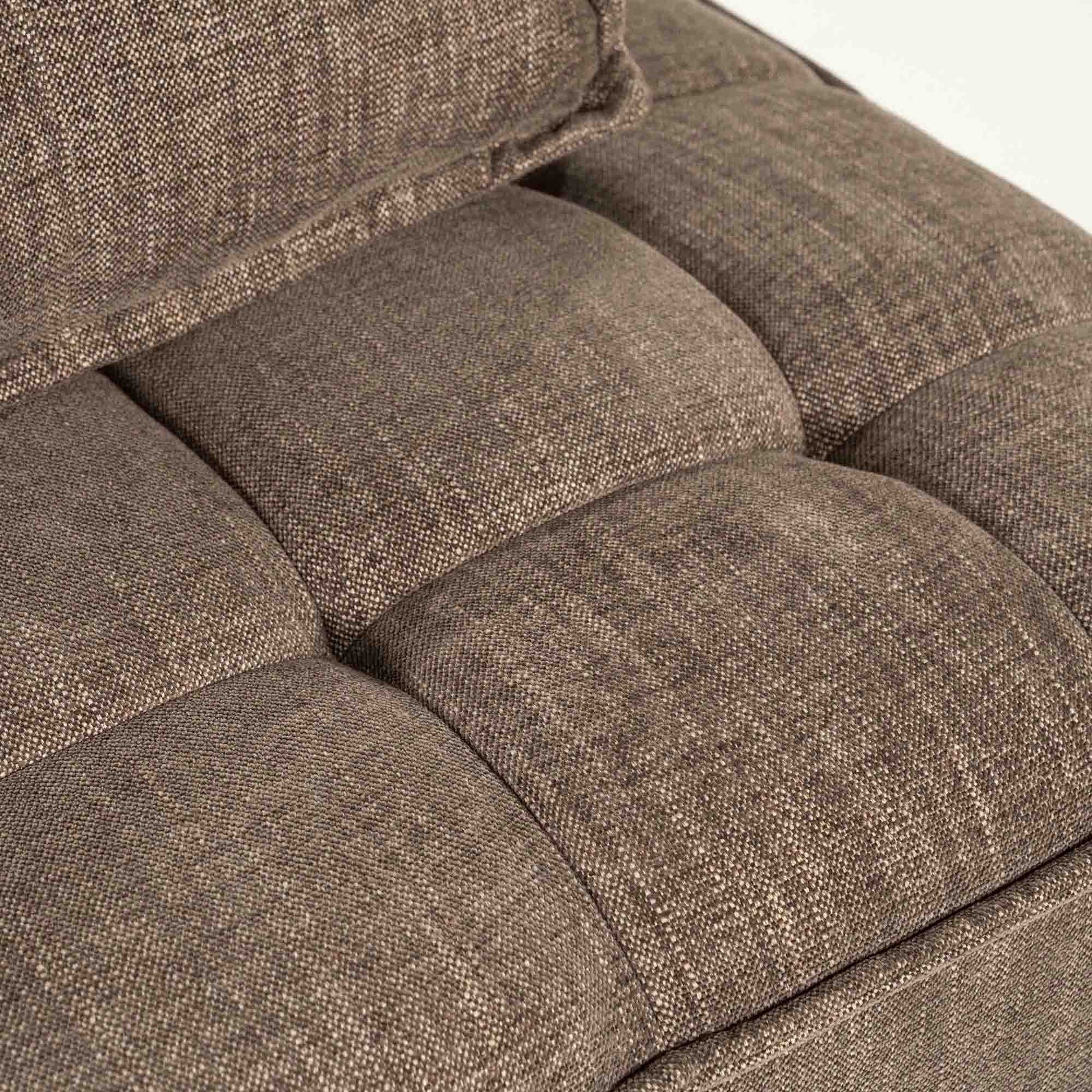 Mørk brun lounge-stol