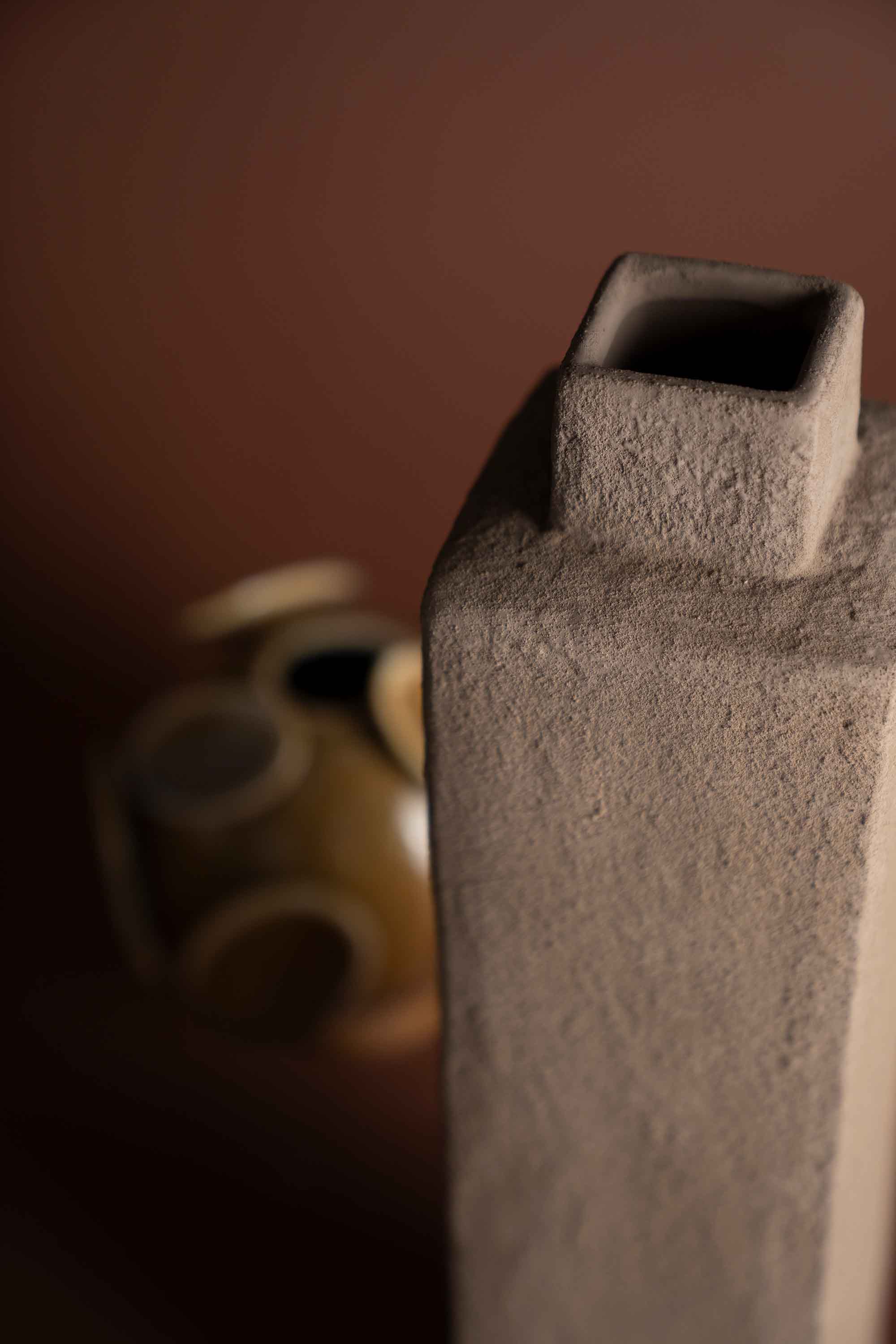 Rabigato Vase Small - Taupe