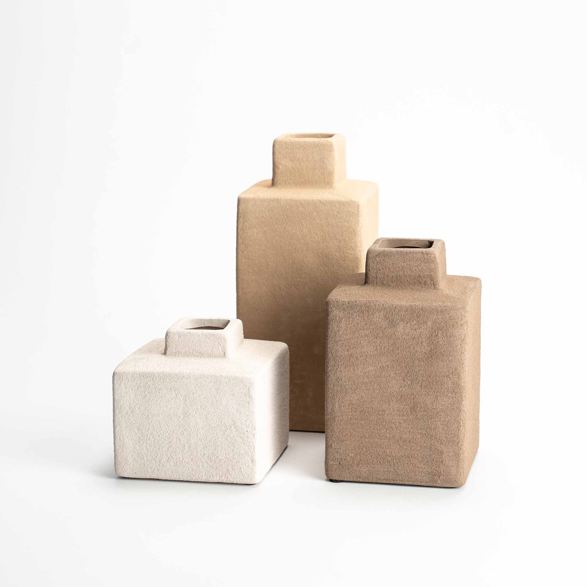 Cruzado vase - sett med 3