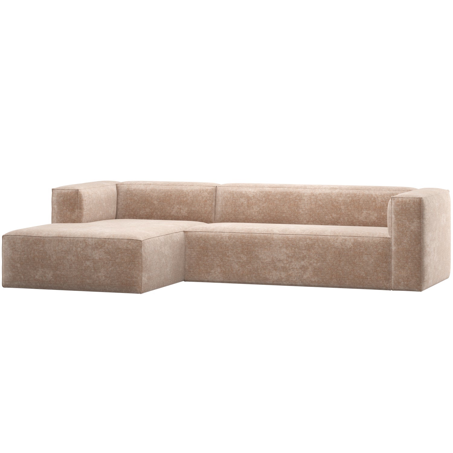 Bean Hjørnesofa, Venstre - Chenille Velvet Natural