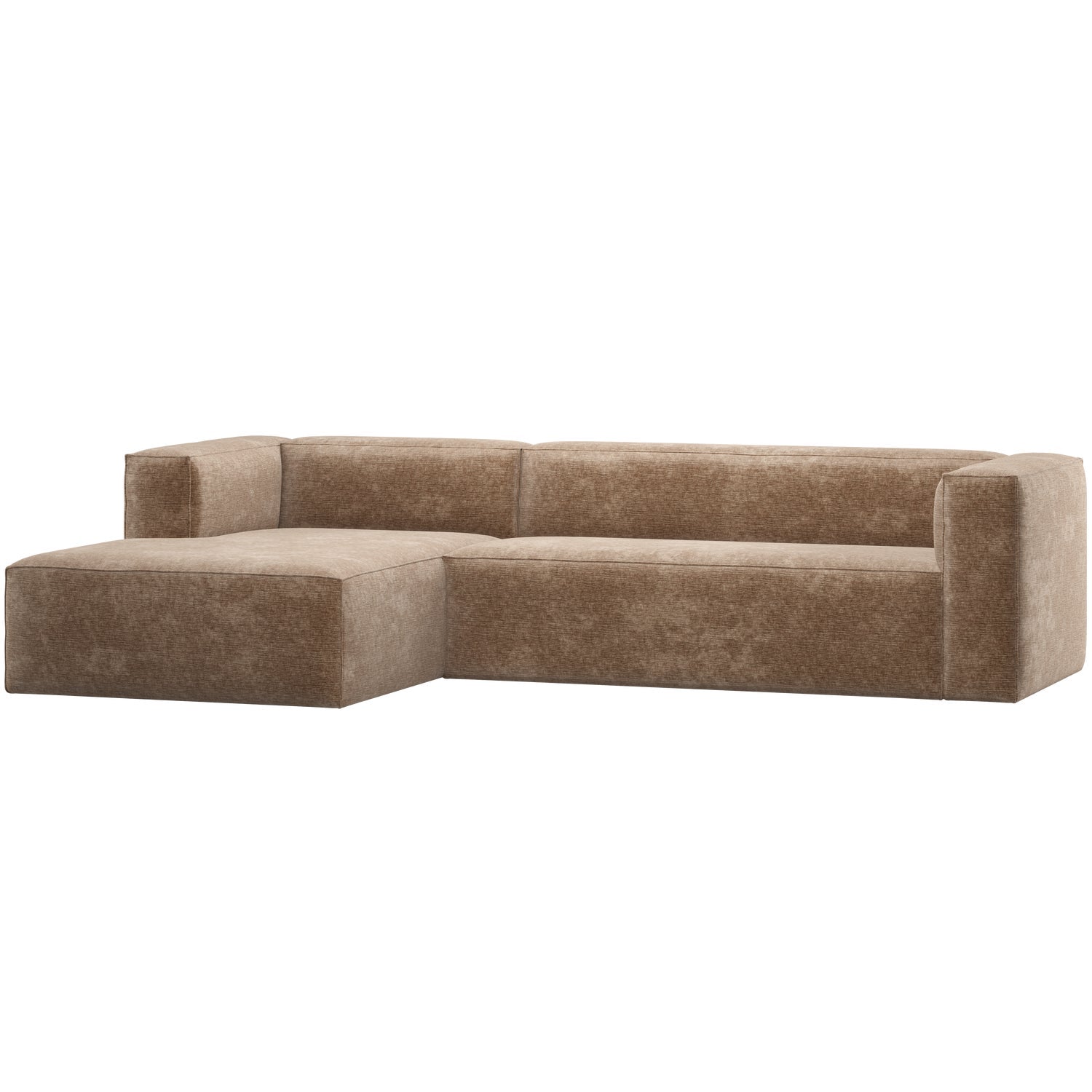 Bean Hjørnesofa, Venstre -  Chenille Velvet Taupe