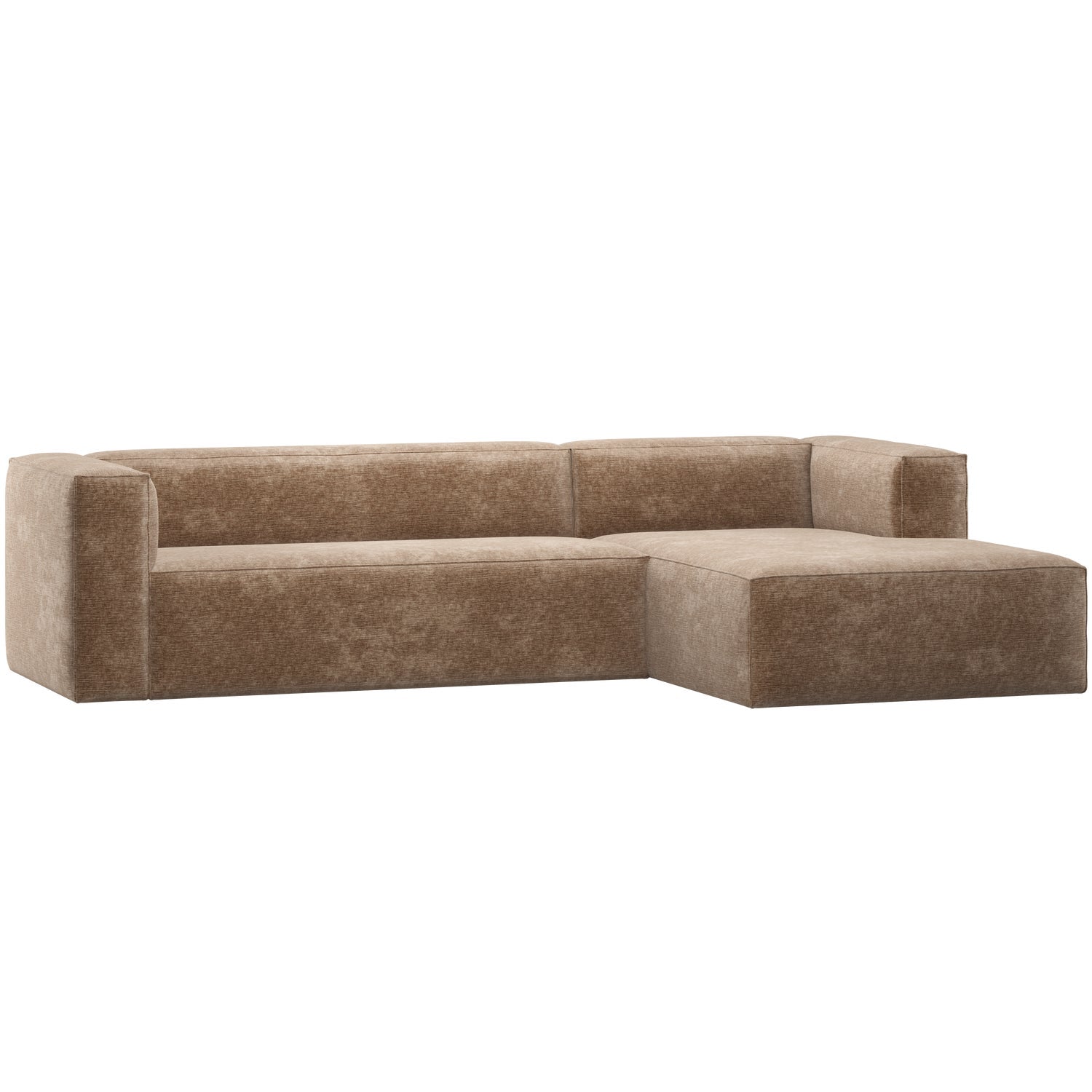 Bean Hjørnesofa, Høyre - Chenille Velvet Taupe