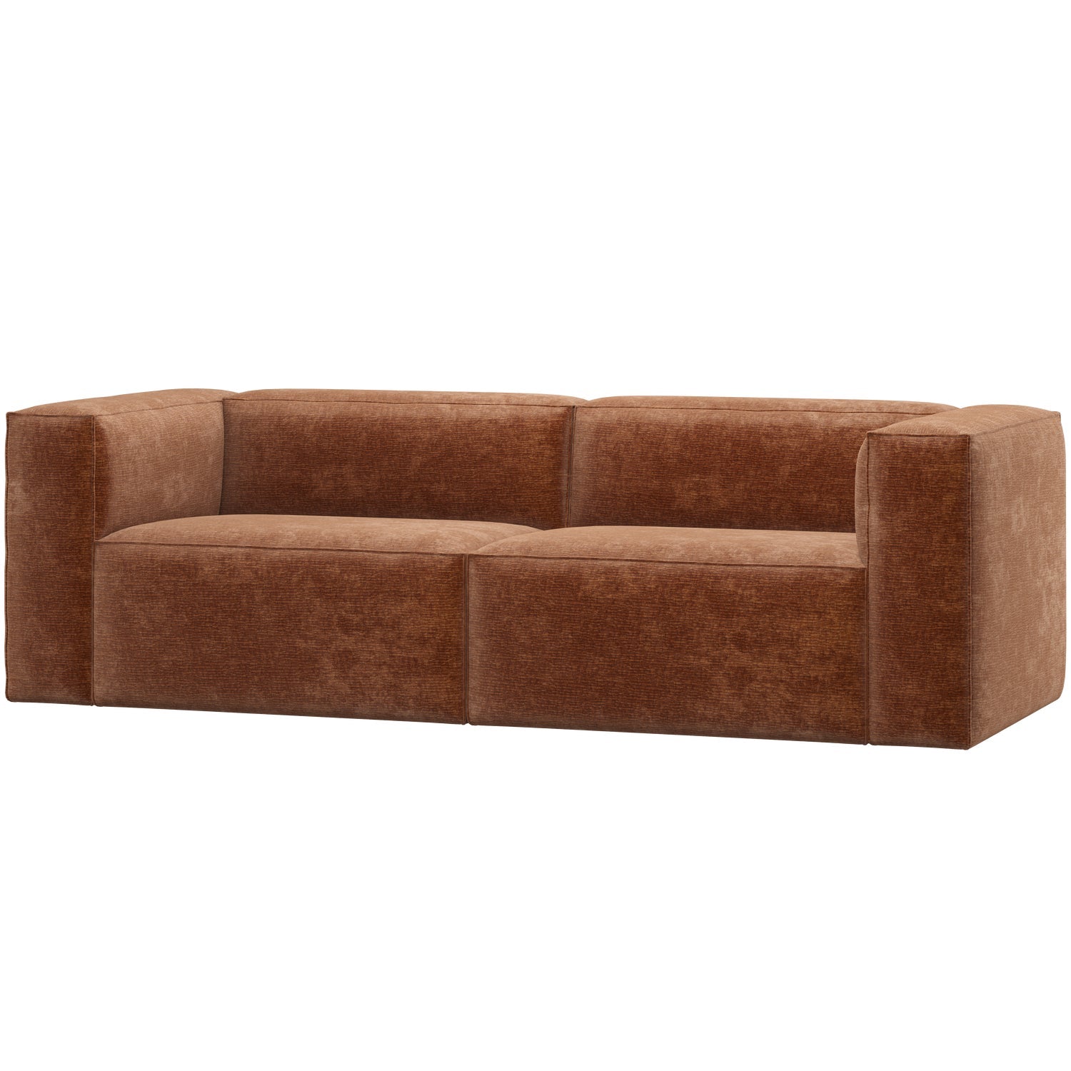 Bean 3,5-Seter Sofa - Chenille Velvet Terra