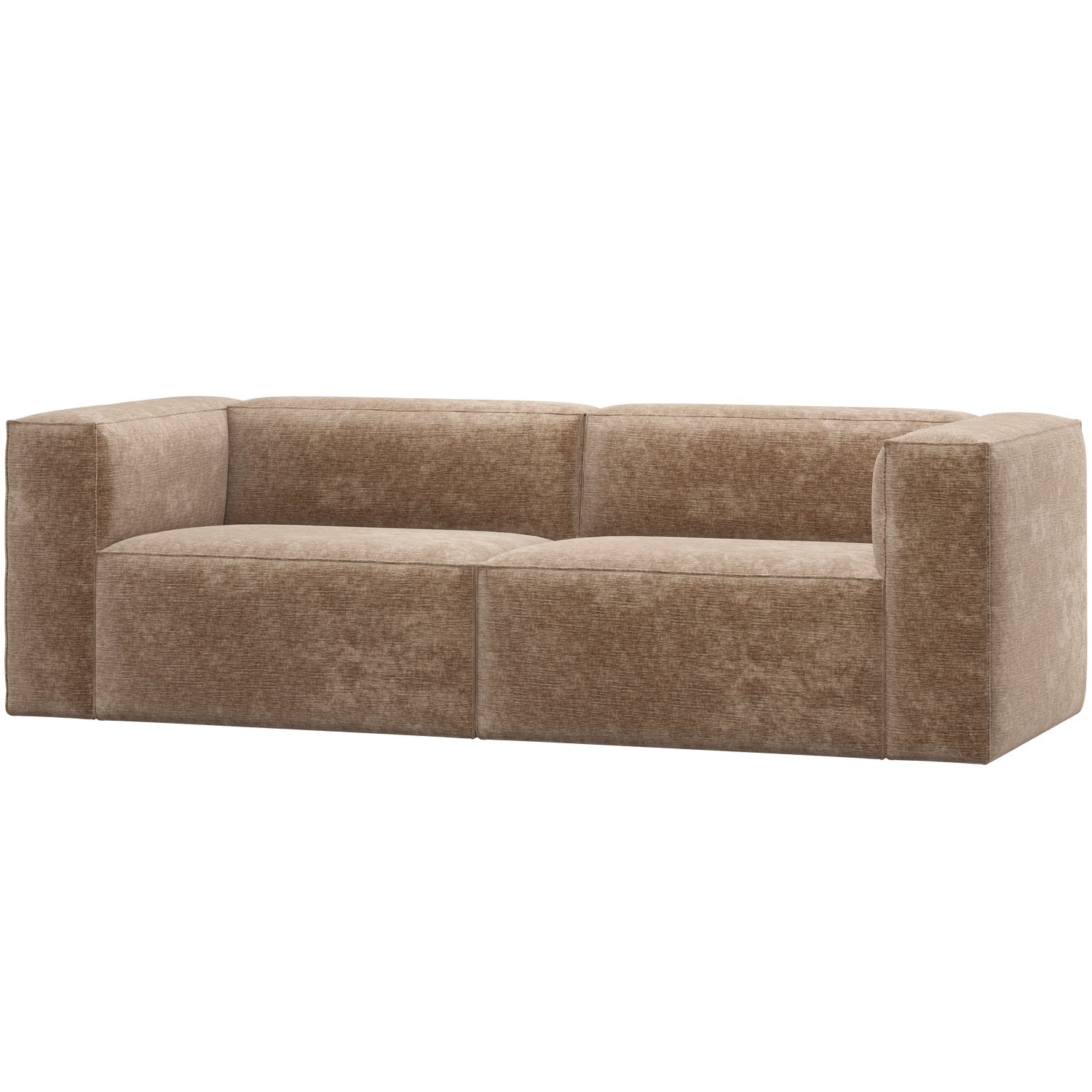 Bean 3,5-Seter Sofa - Chenille Velvet Taupe
