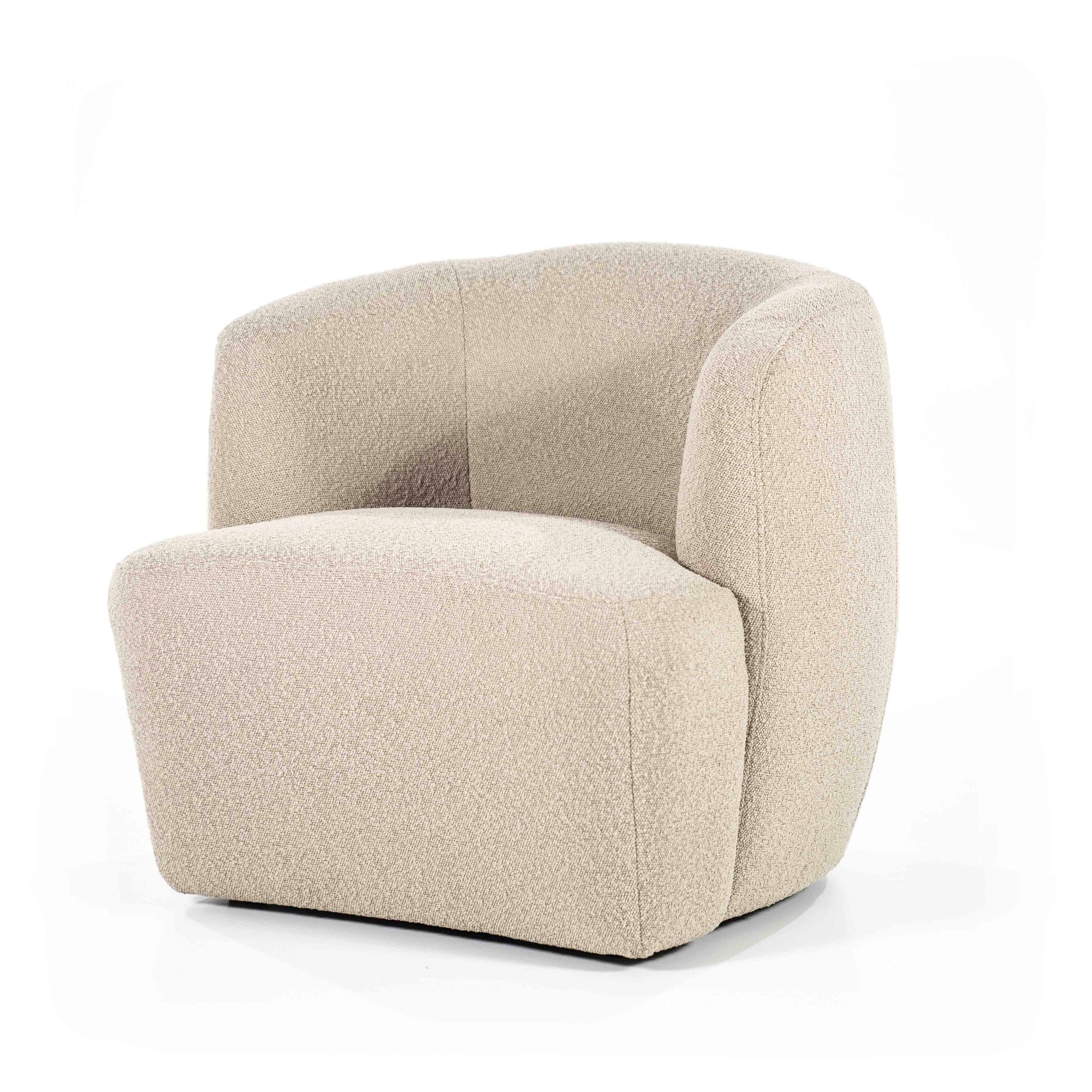 Charlotte Loungestol, Taupe Copenhagen. Lys beige lenestol. Lounge chair.