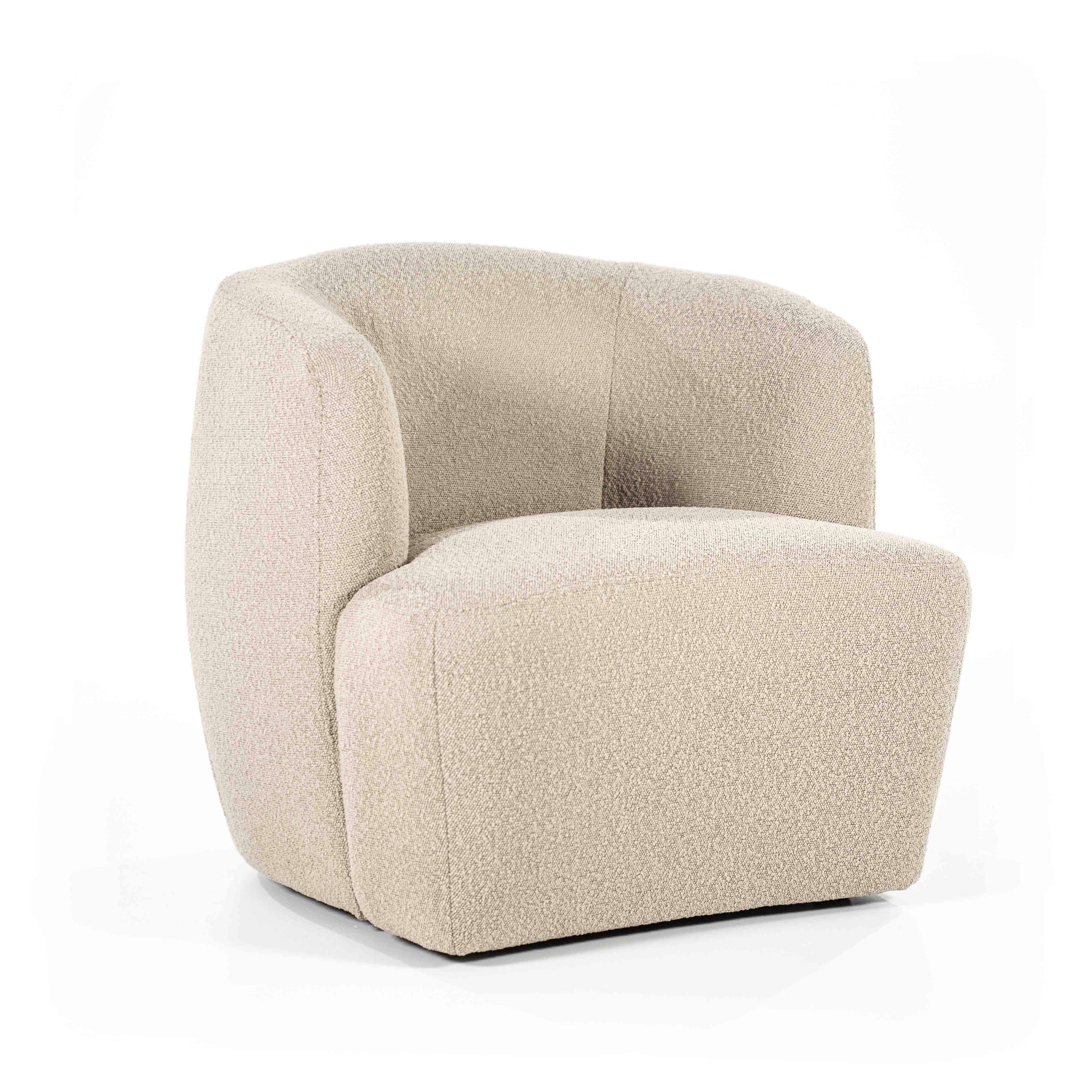 Charlotte Loungestol, Taupe Copenhagen. Lys beige lenestol. Lounge chair.