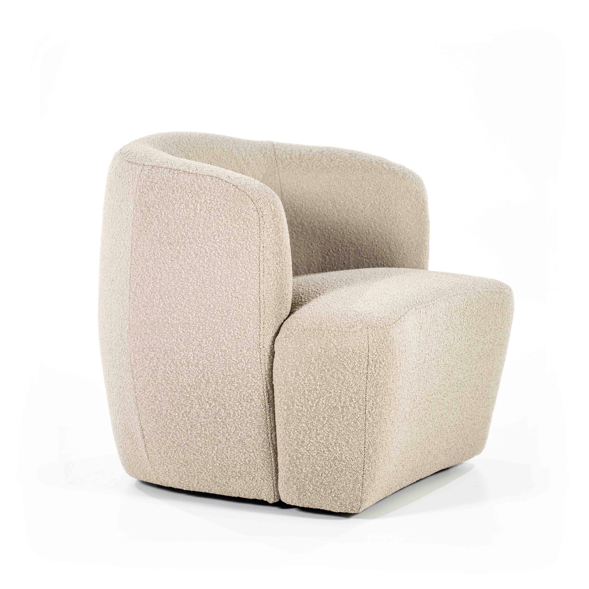 Charlotte Loungestol, Taupe Copenhagen. Lys beige lenestol. Lounge chair.