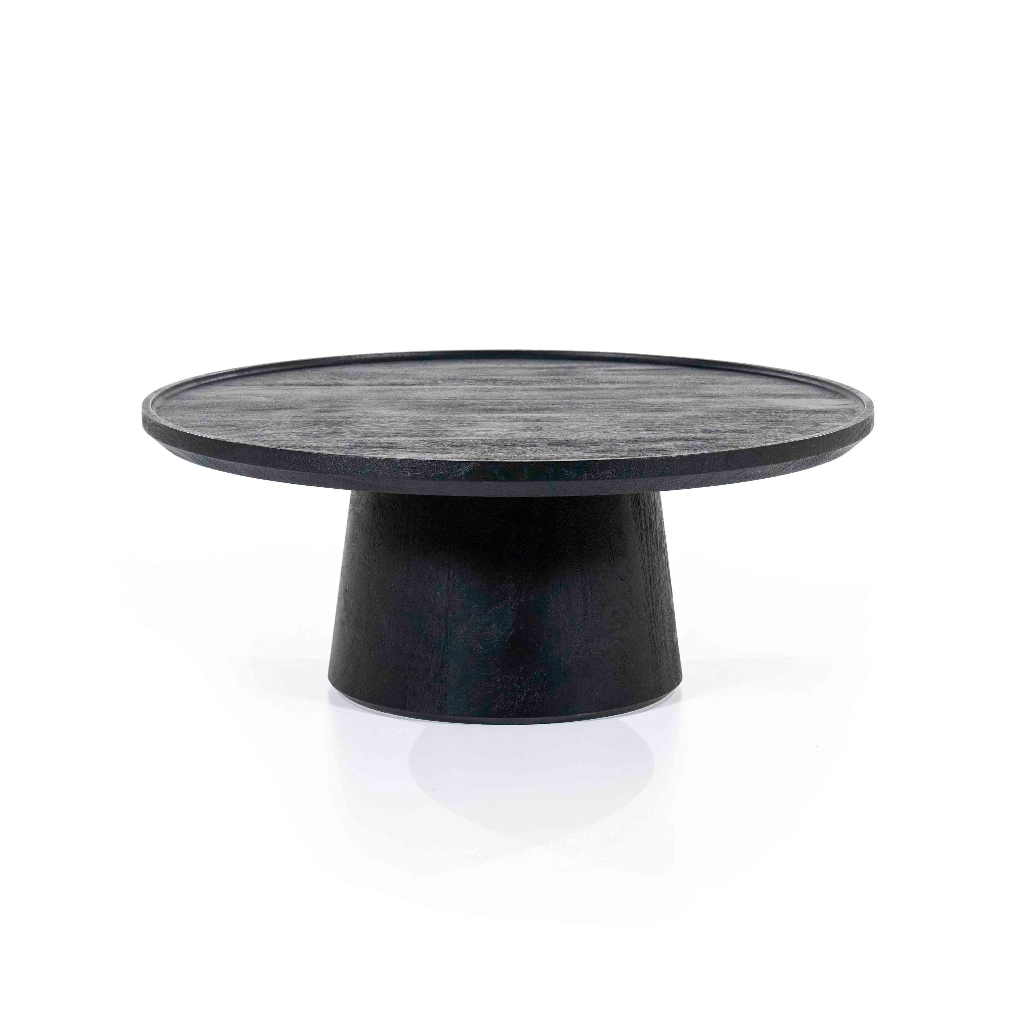 Ron Sofabord 80x32 cm, Svart