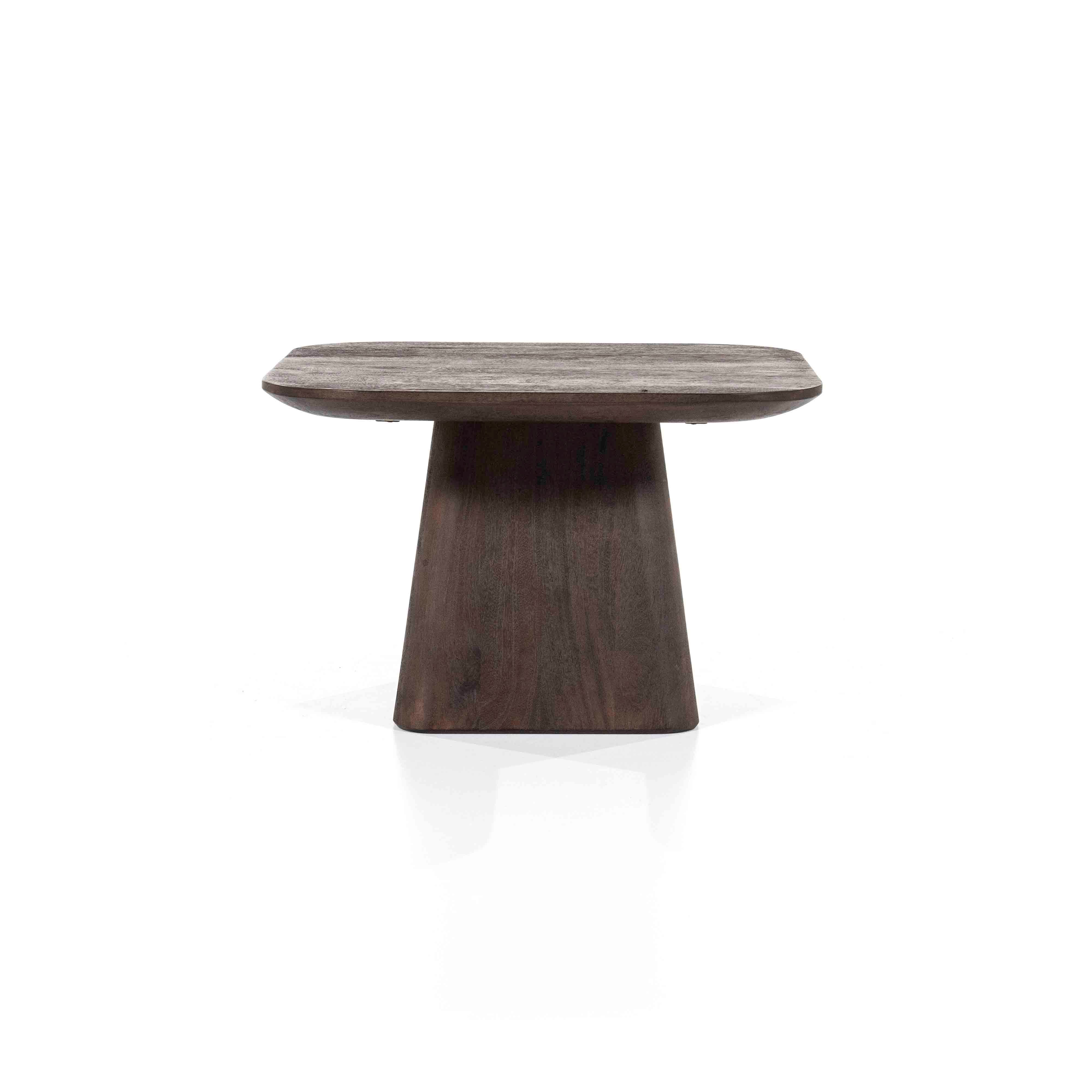 Aron Sofabord 60x60 cm, Brun