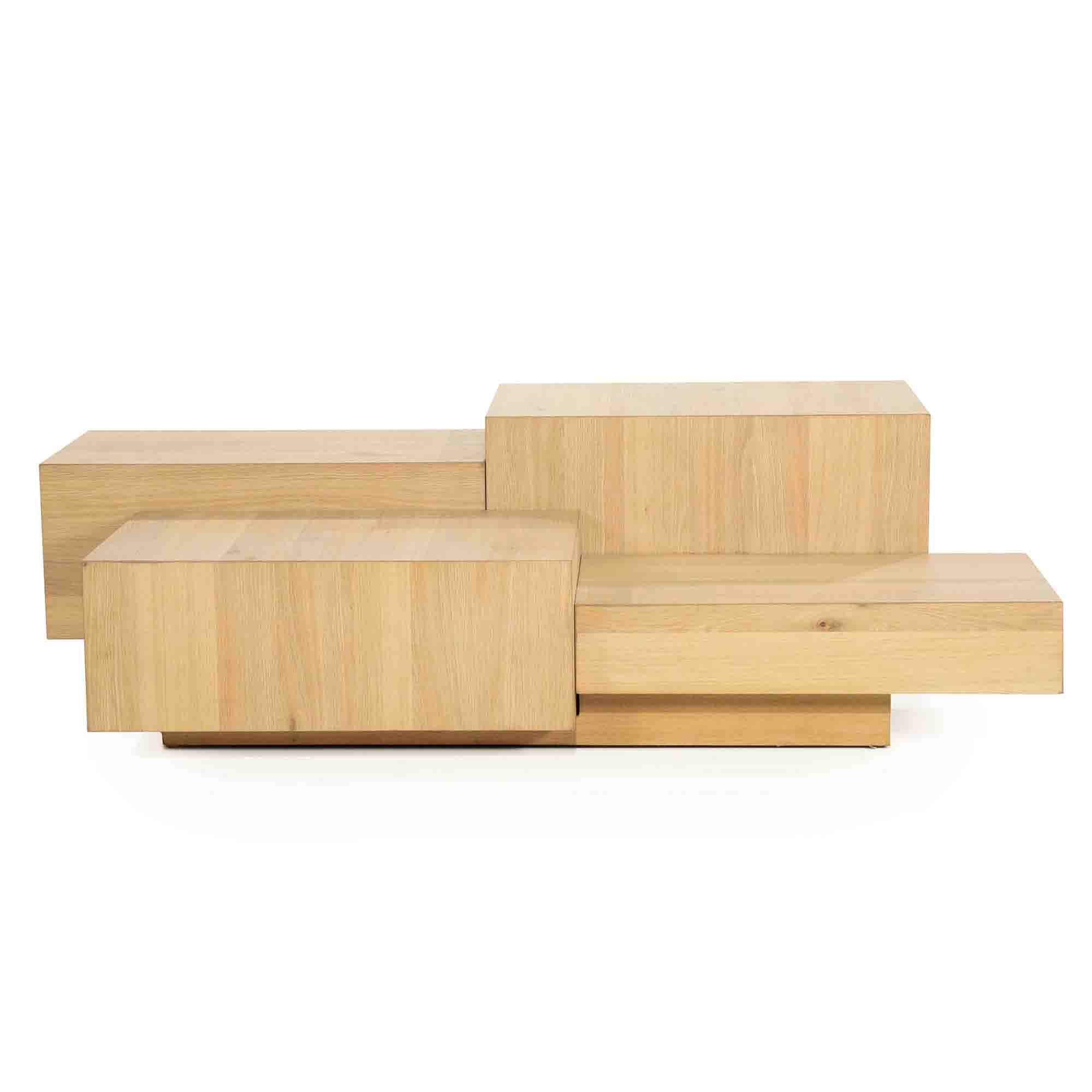 Quinten rektuangulær Sofabord, Lys eik