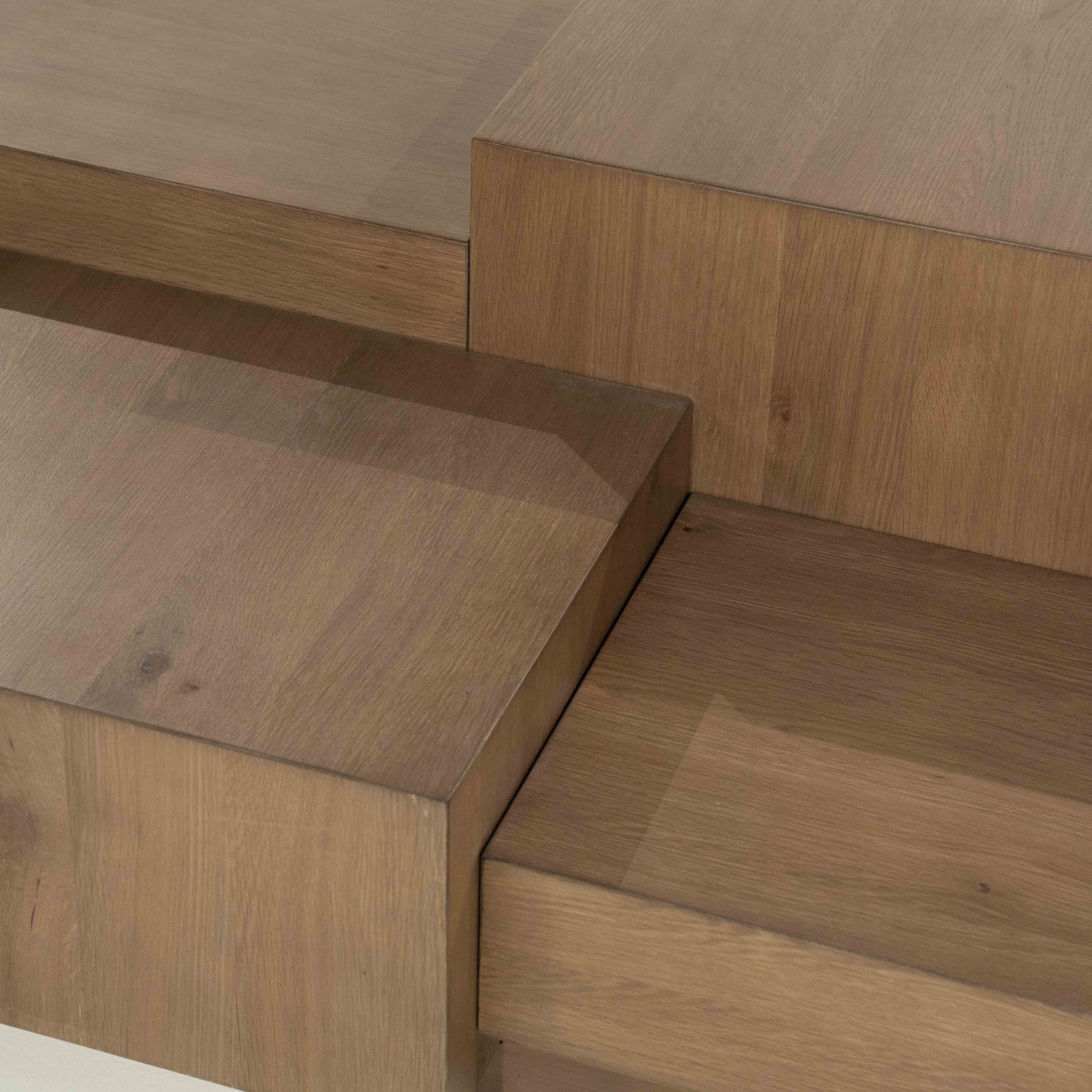 Quinten rektuangulær Sofabord, Mørk eik